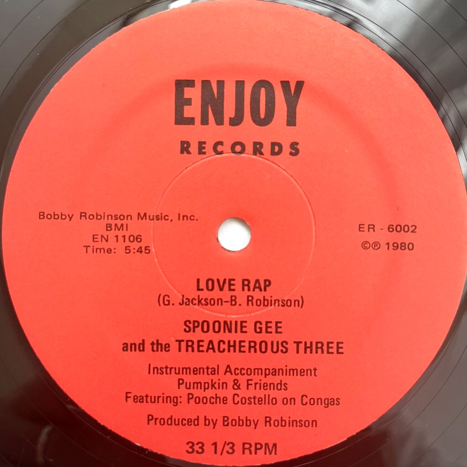 画像1: SPOONIE GEE & THE TREACHEROUS THREE / LOVE RAP - THE NEW RAP LANGUAGE