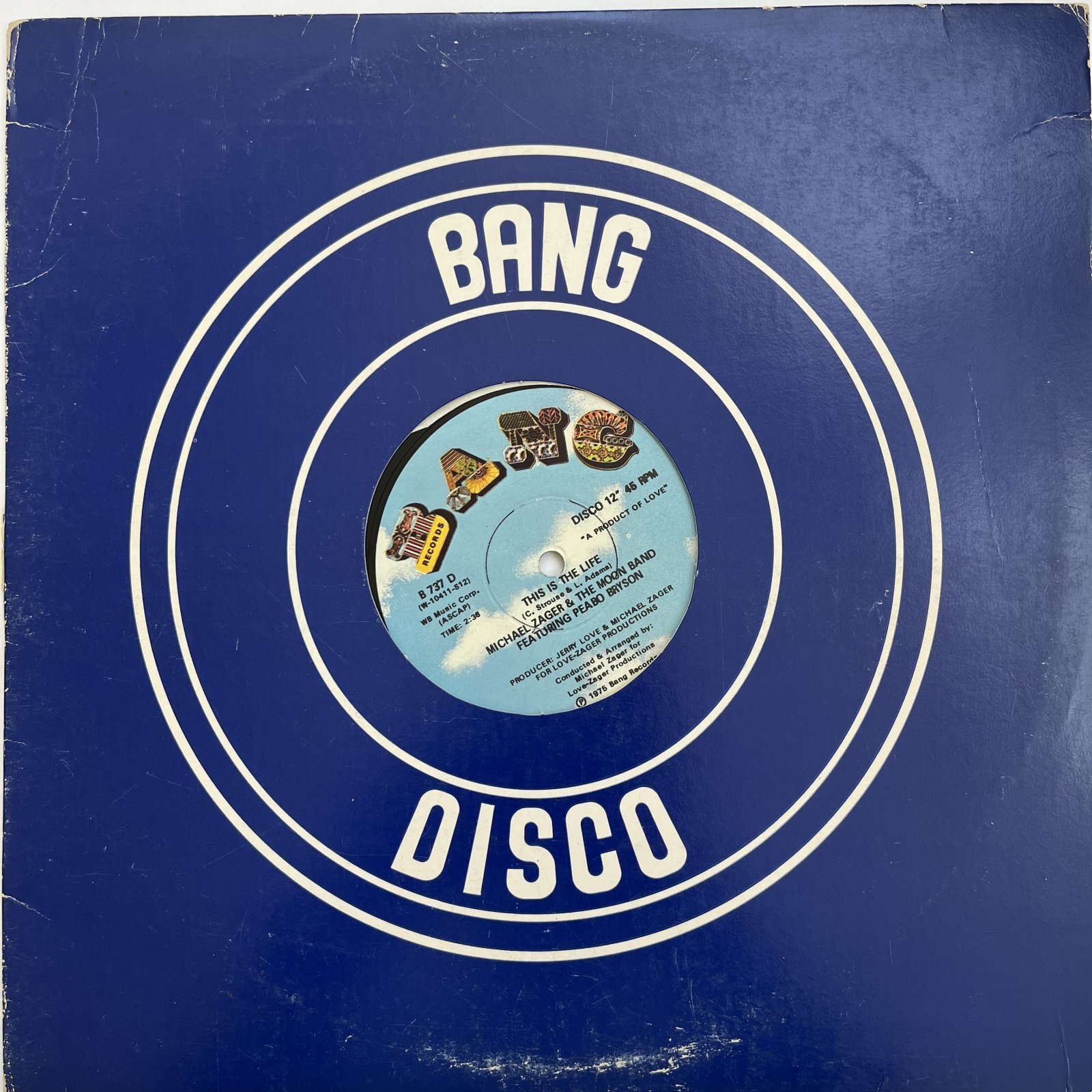 画像3: MICHAEL ZAGER & THE MOON BAND FEAT. PEABO BRYSON / DO IT WITH FEELING