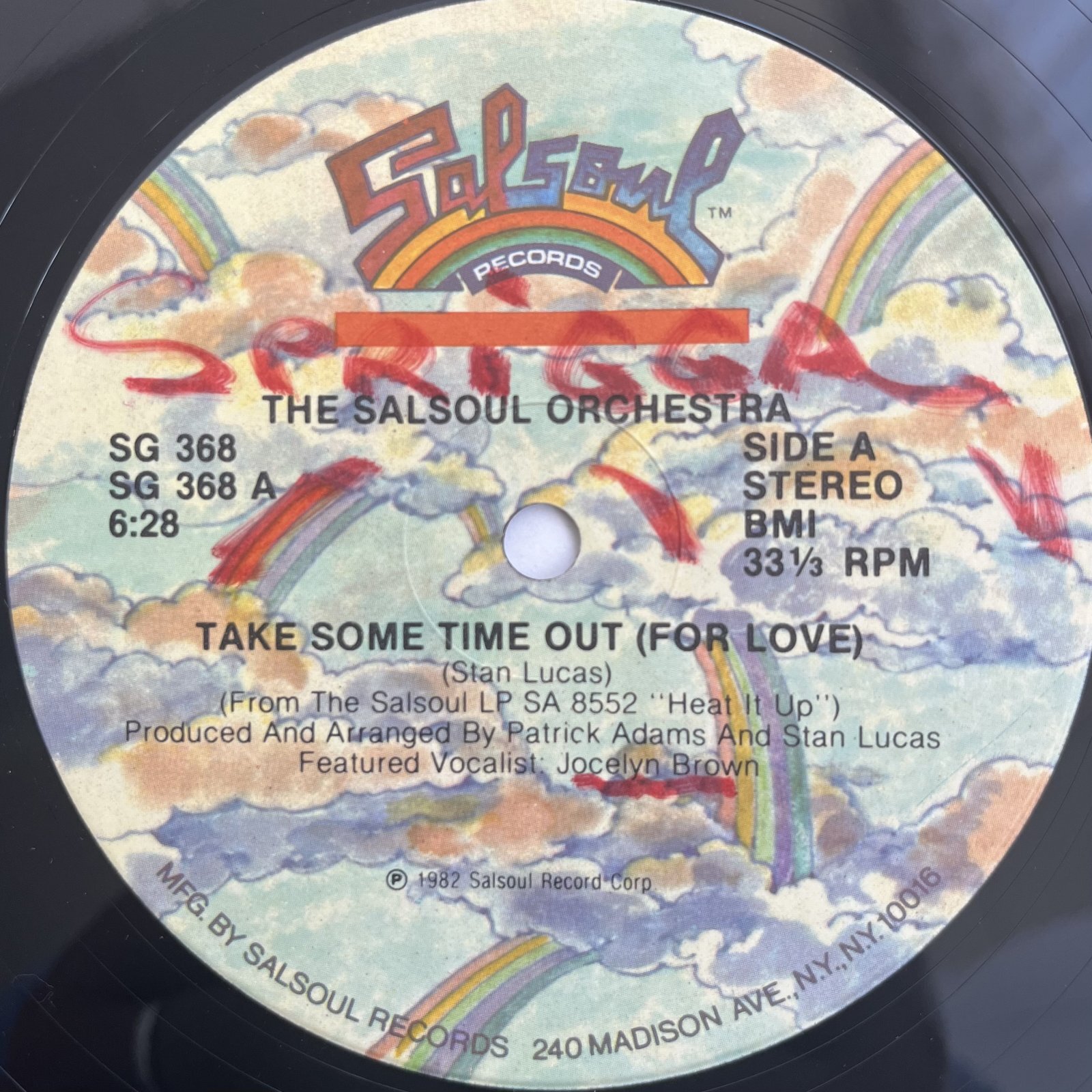 画像1: THE SALSOUL ORCHESTRA / TAKE SOME TIME OUT
