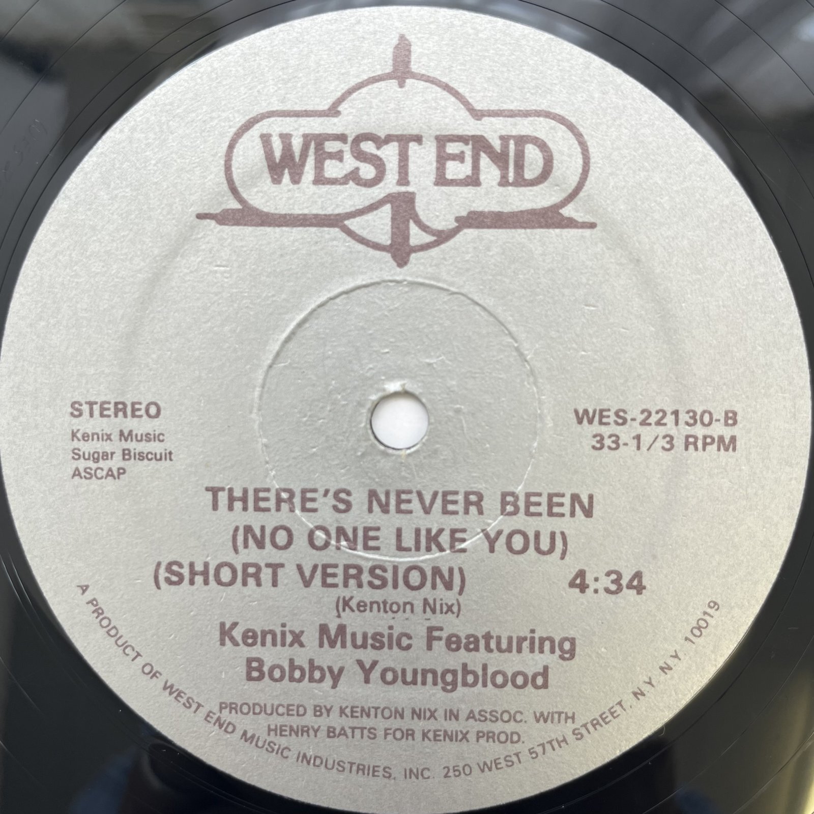 画像2: KENIX FEAT. BOBBY YOUNGBLOOD / THERE'S NEVER BEEN (NO ONE LIKE YOU)