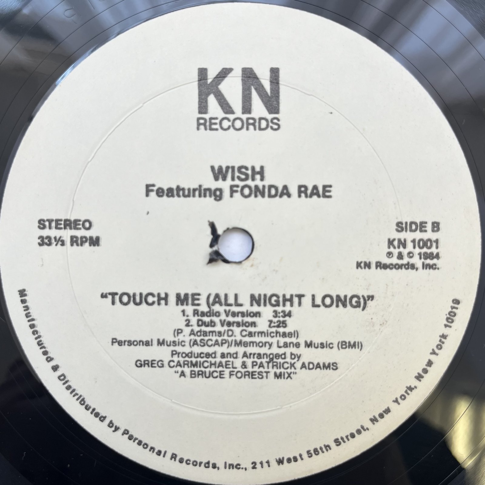 画像2: WISH FEAT. FONDA RAE / TOUCH ME (ALL NIGHT LONG)