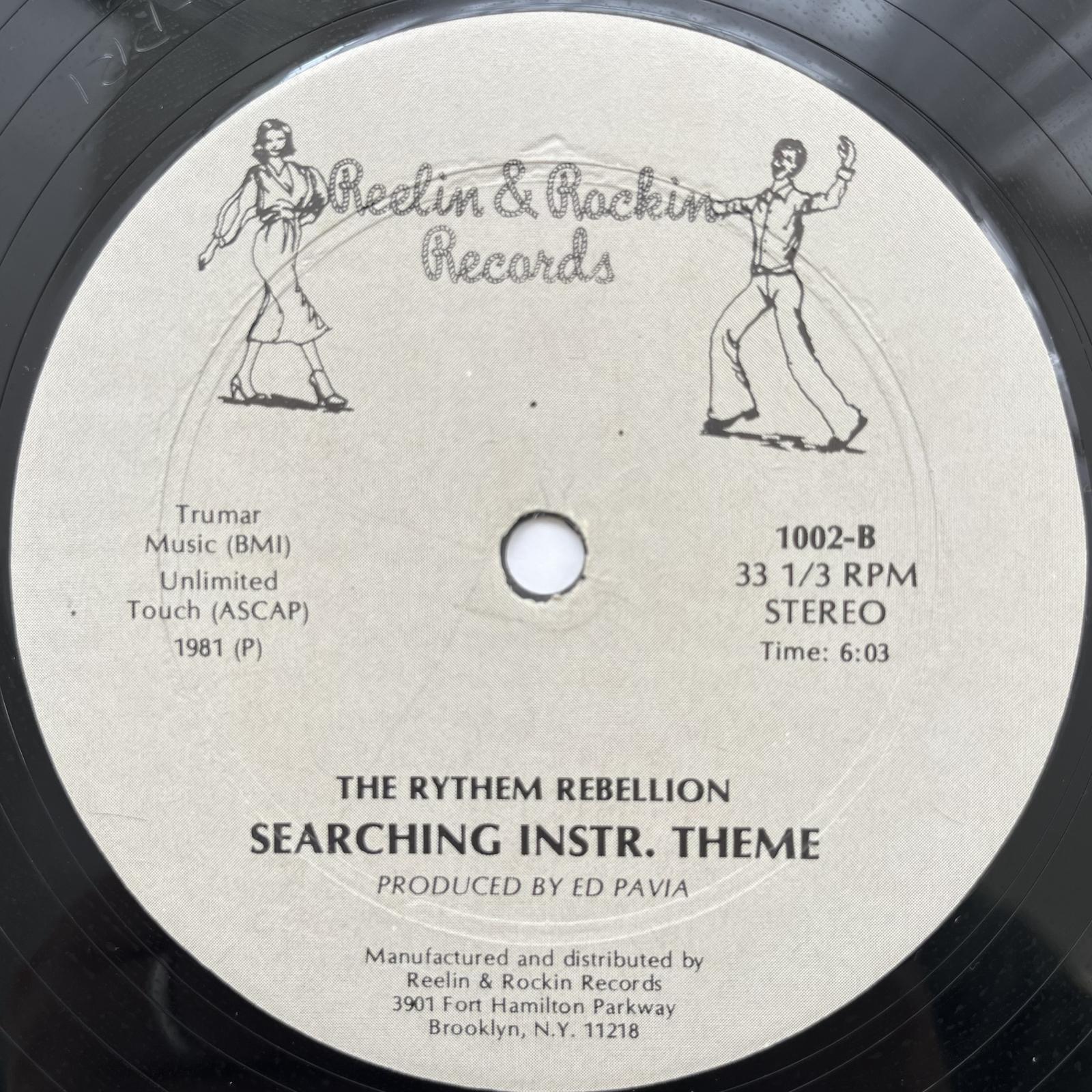 画像2: BON ROCK & THE RYTHEM REBELLION / SEARCHING RAP
