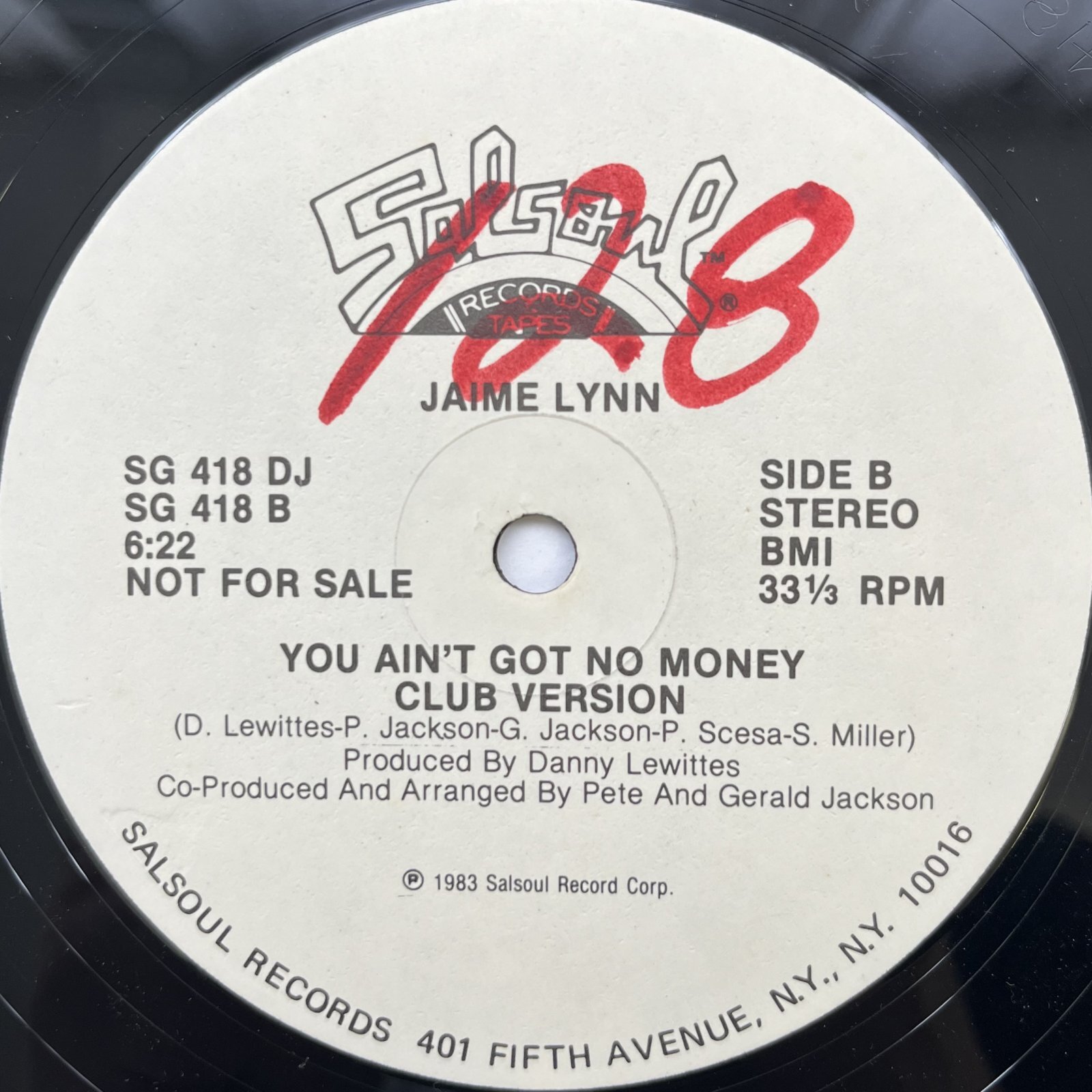 画像2: JAIME LYNN / YOU AIN'T GOT NO MONEY