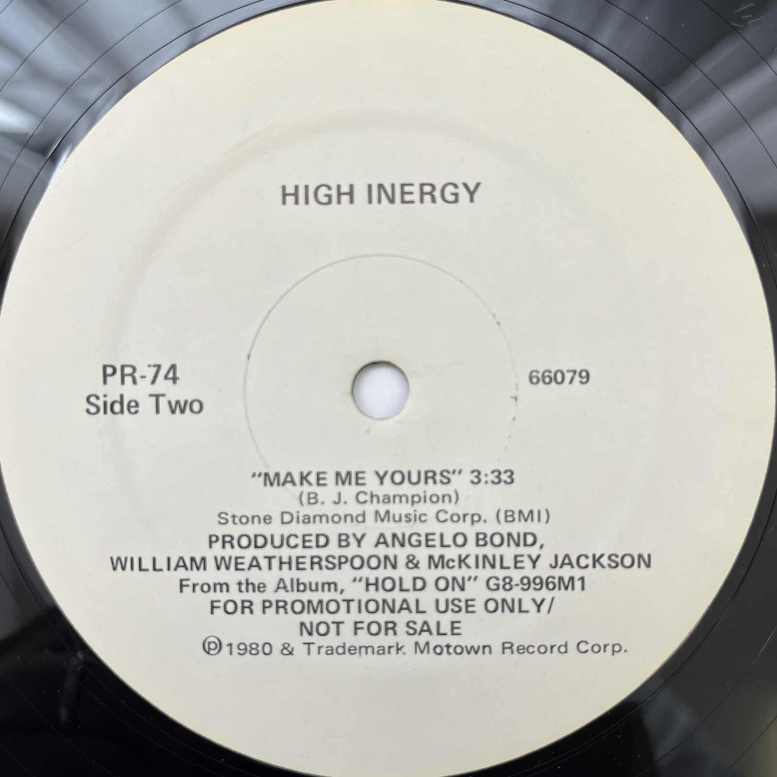 画像2: TEENA MARIE / I NEED YOUR LOVIN' - HIGH INERGY / MAKE ME YOURS