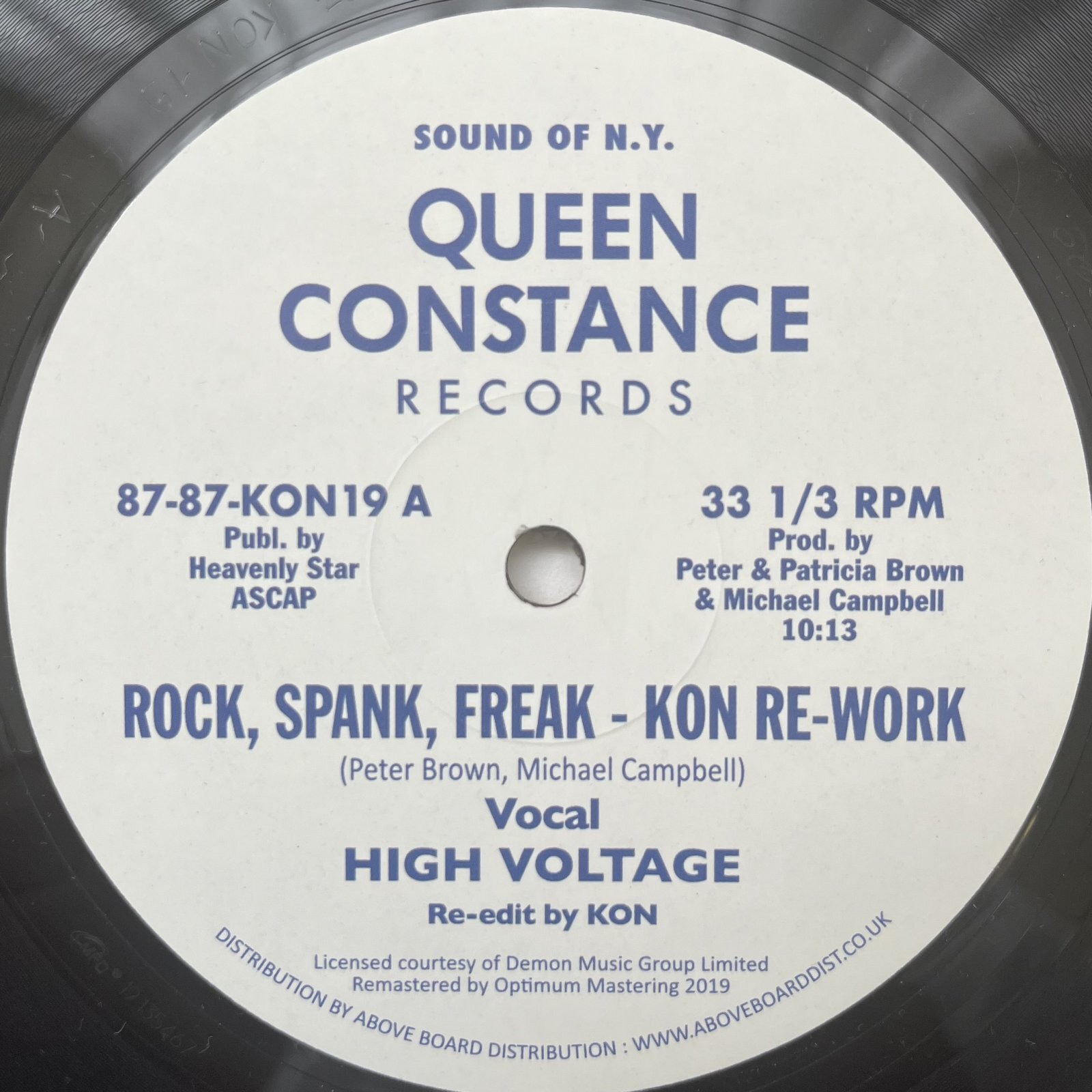 画像1:  HIGH VOLTAGE / ROCK, SPANK, FREAK (KON RE-WORK) - CHAIN REACTION / DANCE FREAK (MOPLEN RE-FREAK) 