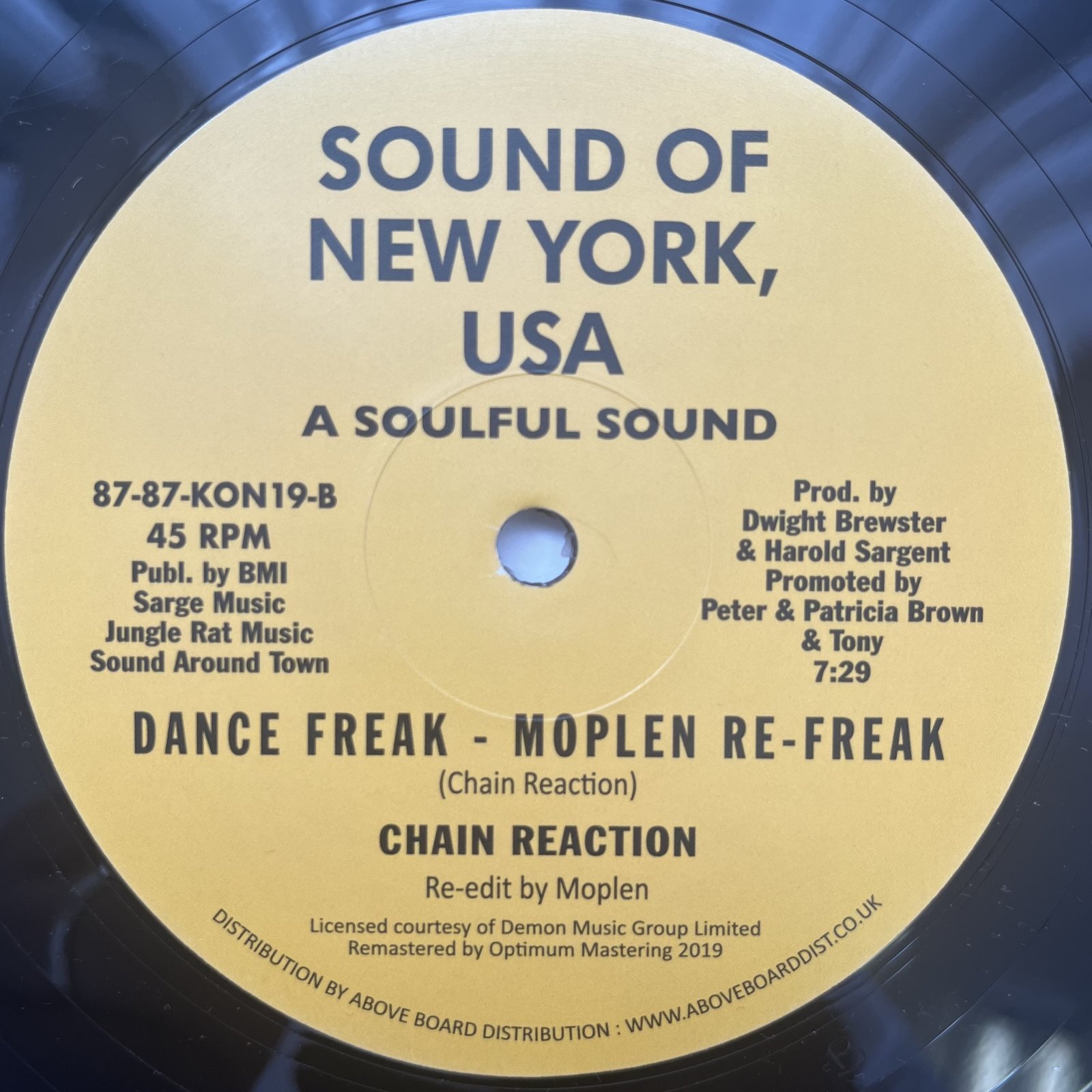 画像2:  HIGH VOLTAGE / ROCK, SPANK, FREAK (KON RE-WORK) - CHAIN REACTION / DANCE FREAK (MOPLEN RE-FREAK) 