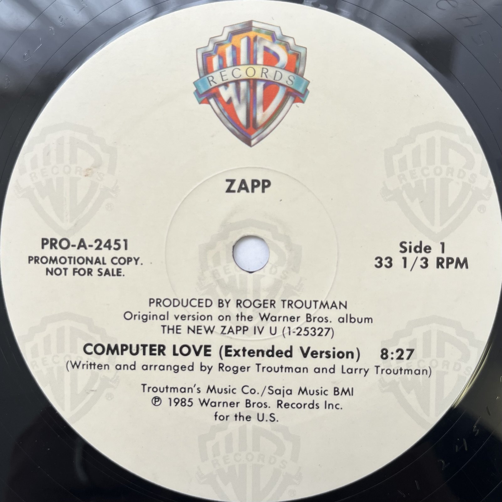 画像1: ZAPP / COMPUTER LOVE