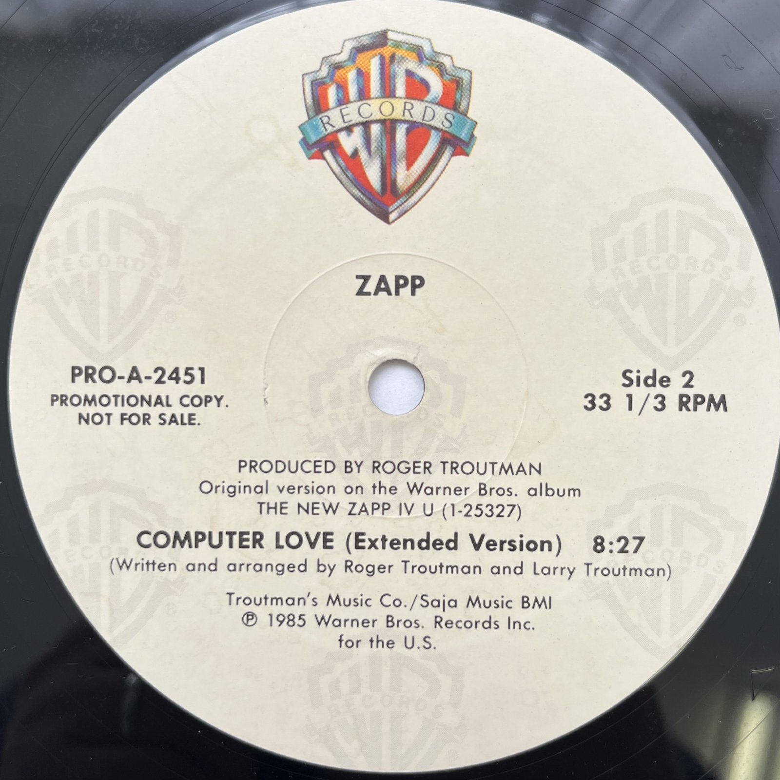 画像2: ZAPP / COMPUTER LOVE