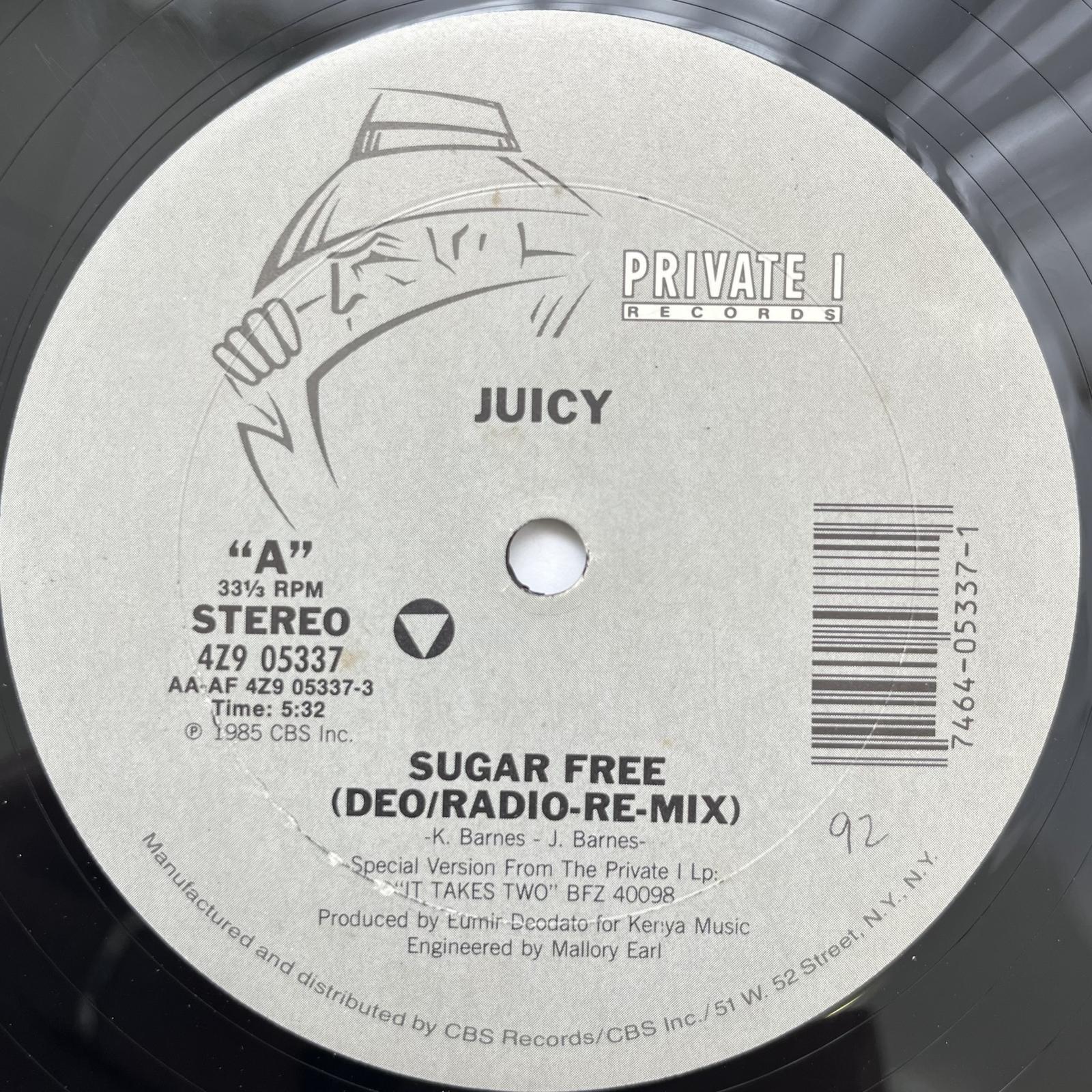 画像1: JUICY / SUGAR FREE (REMIX)
