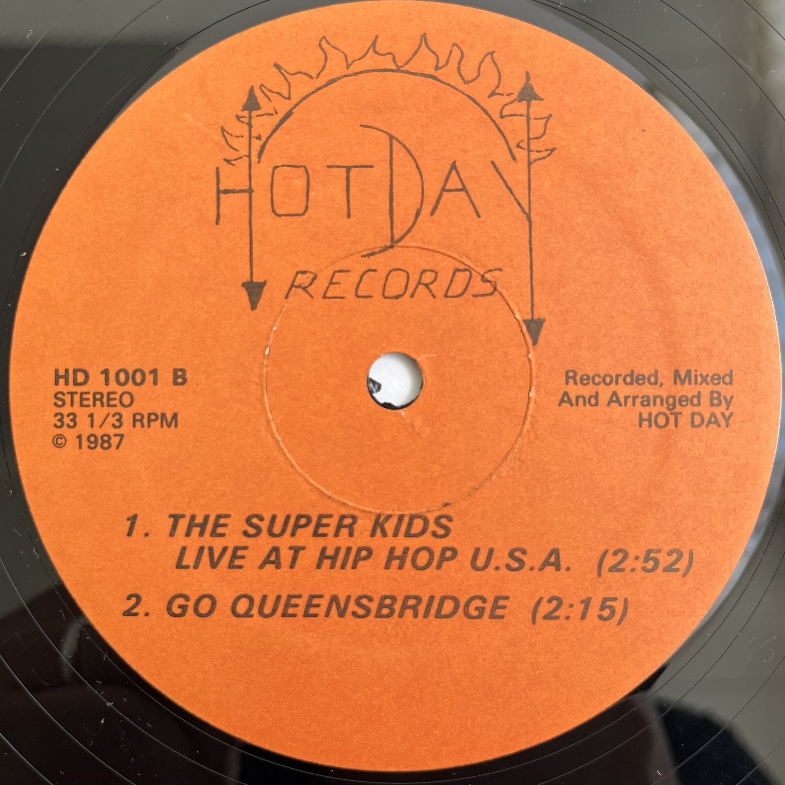 画像2: HOT DAY (D.FRANKLIN) - SUPER KIDS / HOT DAY MASTER MIX