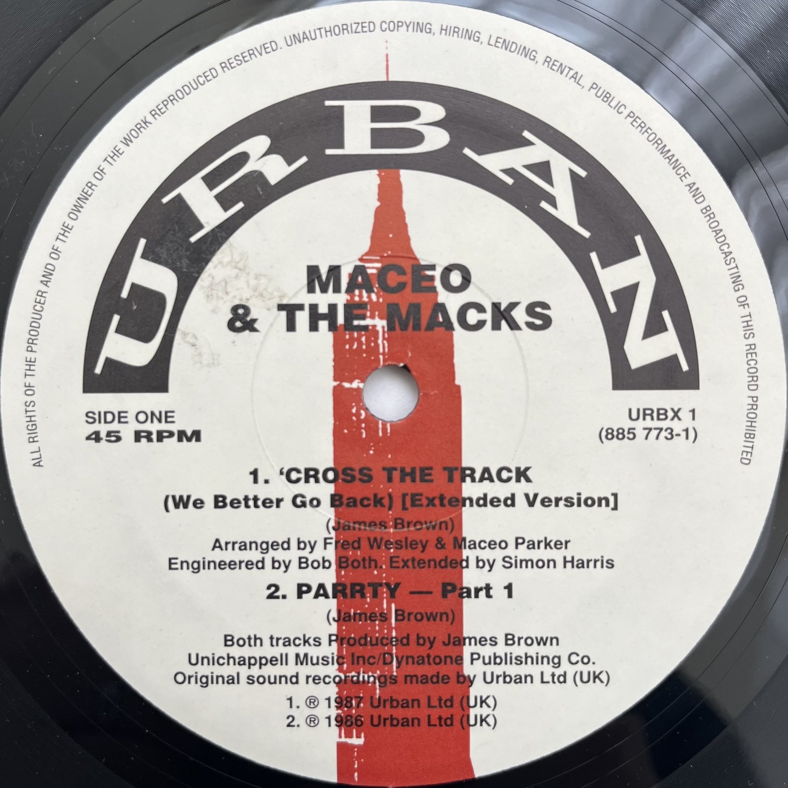 画像1: MACEO & THE MACKS / CROSS THE TRACK (WE BETTER GO BACK) - SOUL POWER 74