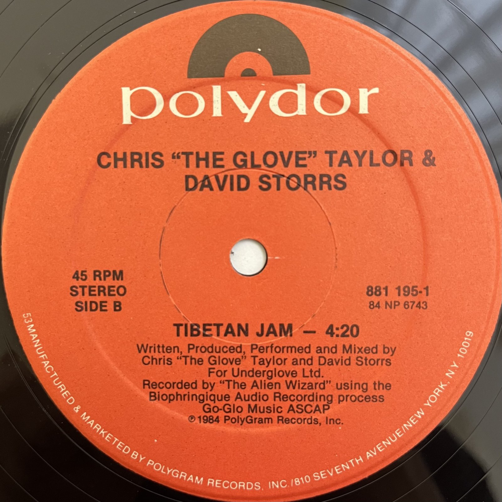 画像2: CHRIS "THE GLOVE" TAYLOR & DAVID STORRS / RECKLESS