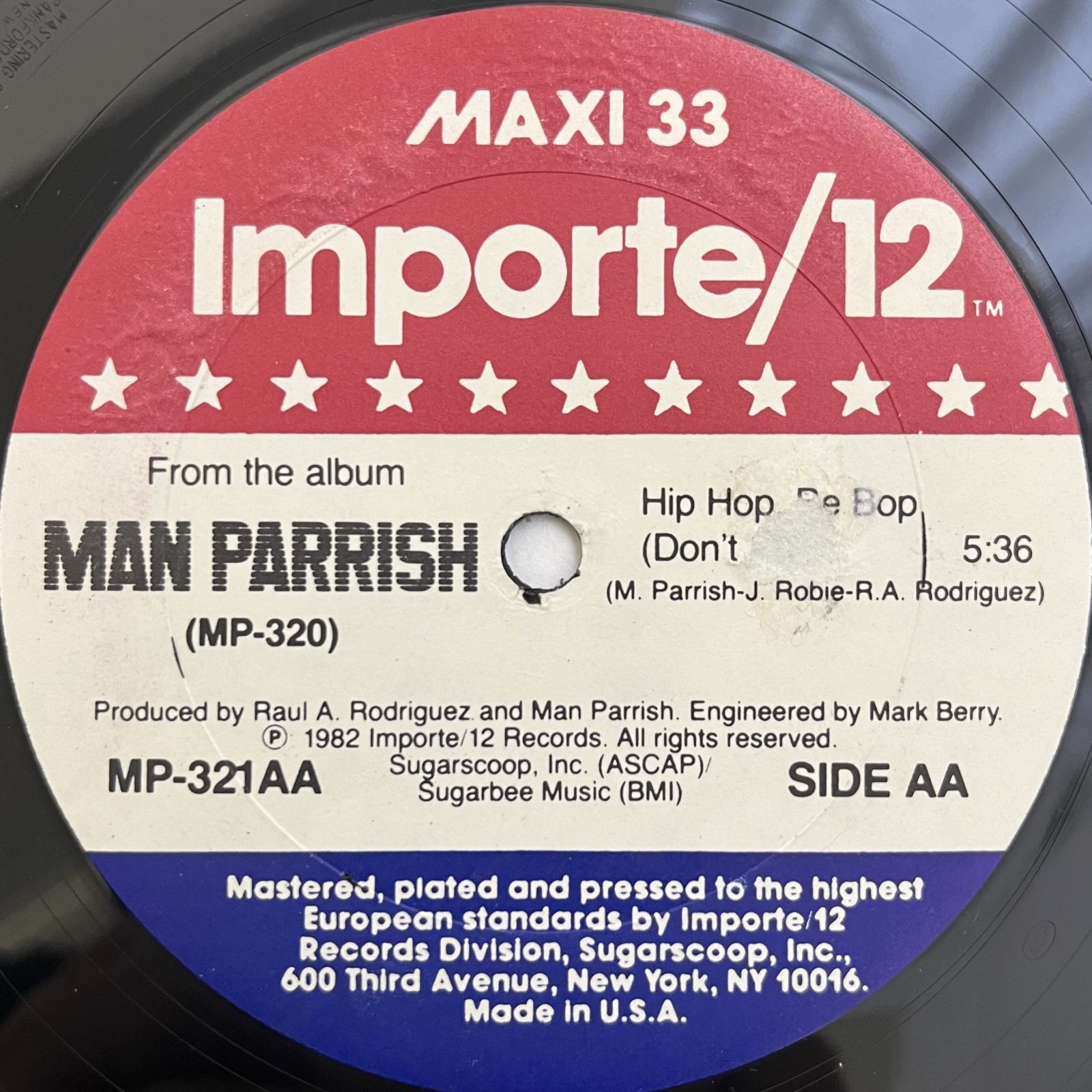 画像2: MAN PARRISH / HIP HOP BE BOP! (DON'T STOP!)