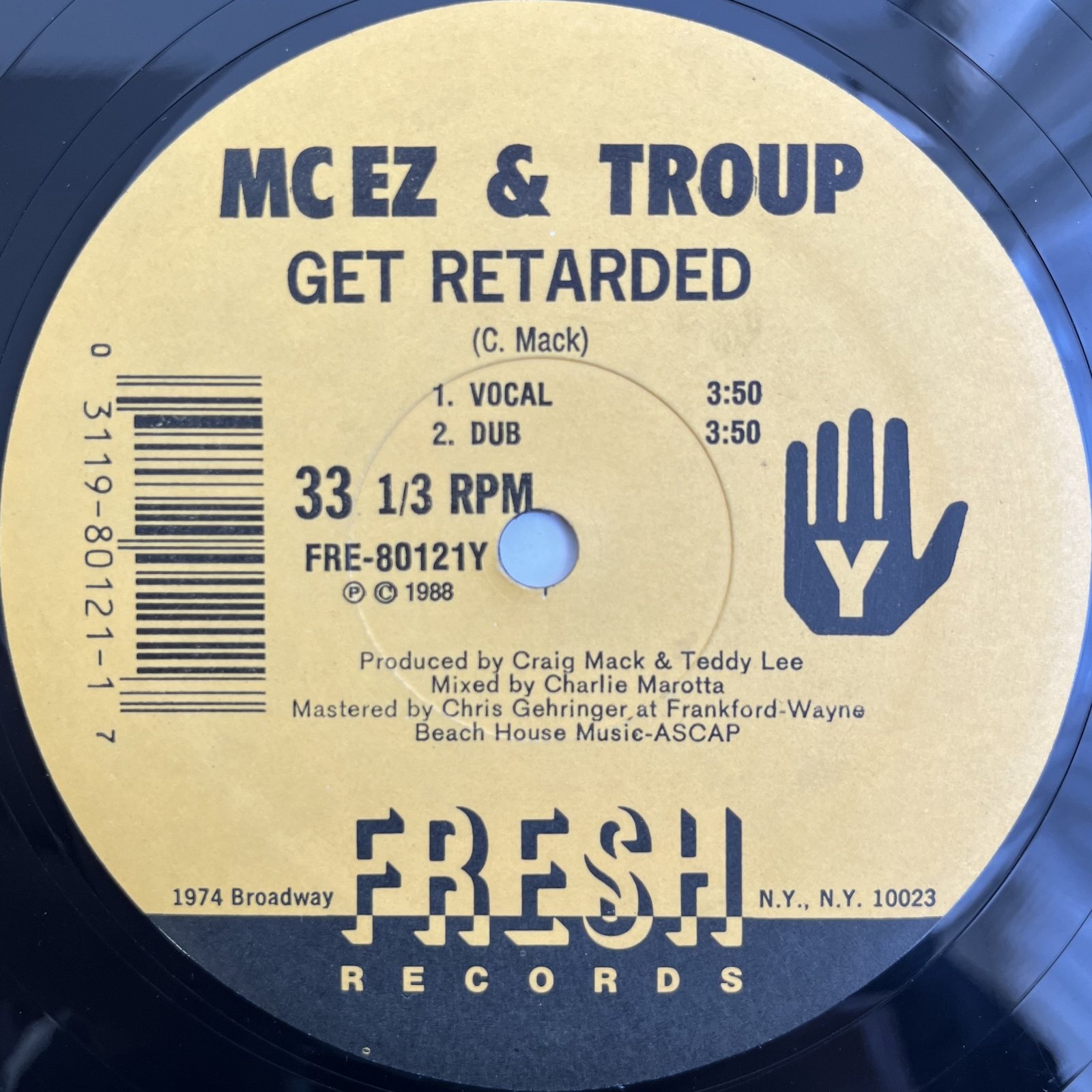 画像3: MC EZ & TROUP / JUST RHYMIN' - GET RETARDED
