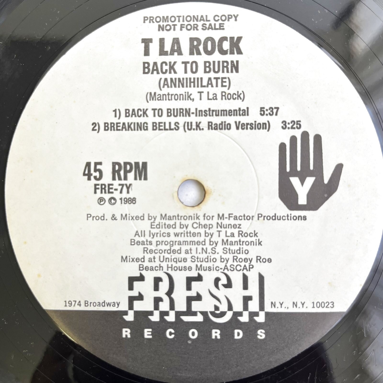画像4: T LA ROCK / BACK TO BURN