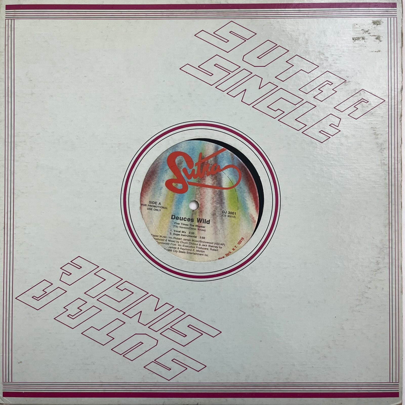 画像3: DEUCES WILD ‎/ FIVE TIMES THE RHYMER