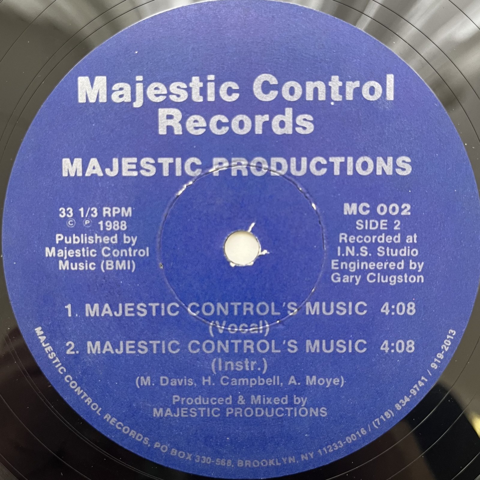 画像2: MAJESTIC PRODUCTIONS / DROP METHOD - MAJESTIC CONTROL'S MUSIC