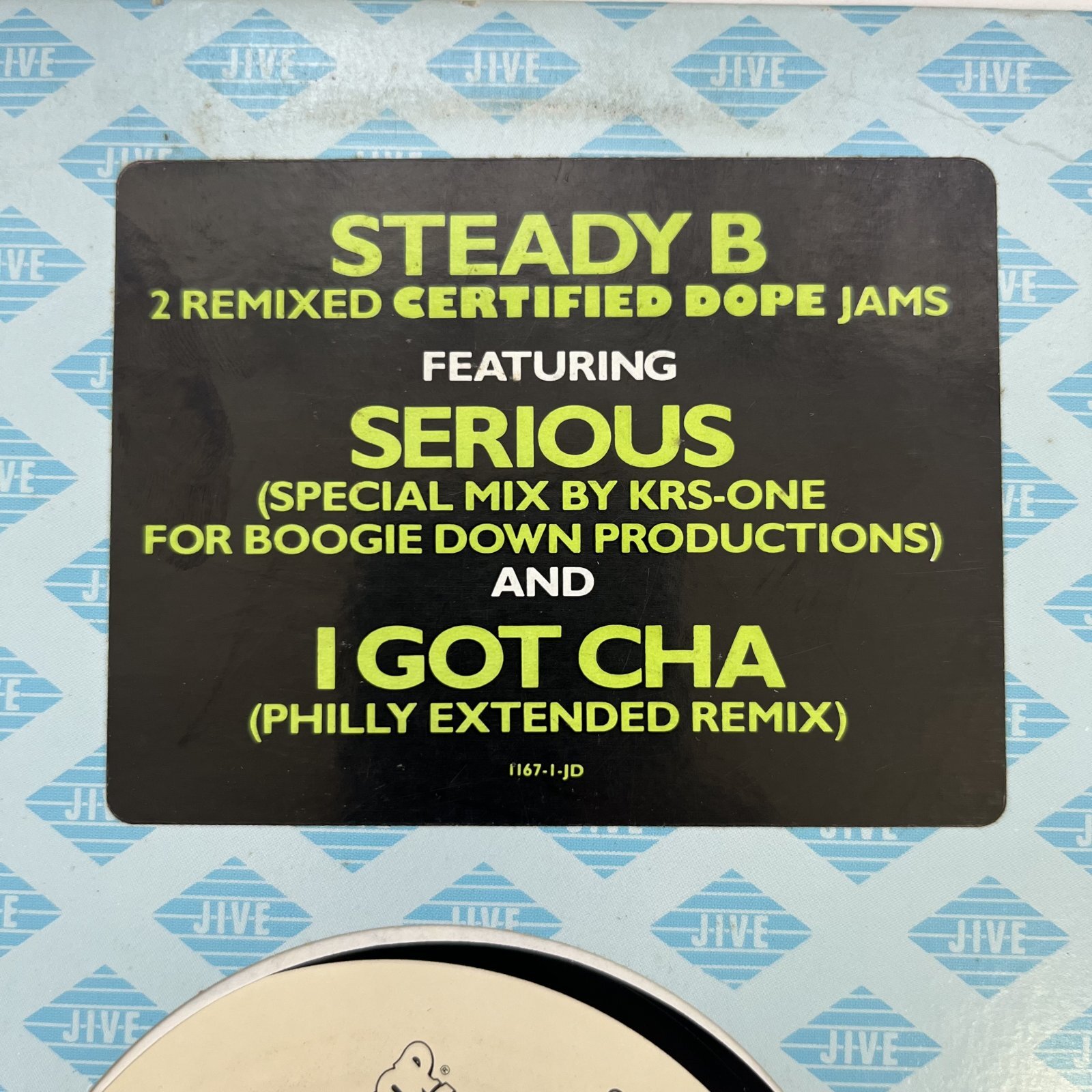 画像2: STEADY B / SERIOUS (CEEREEUS BDP REMIX)