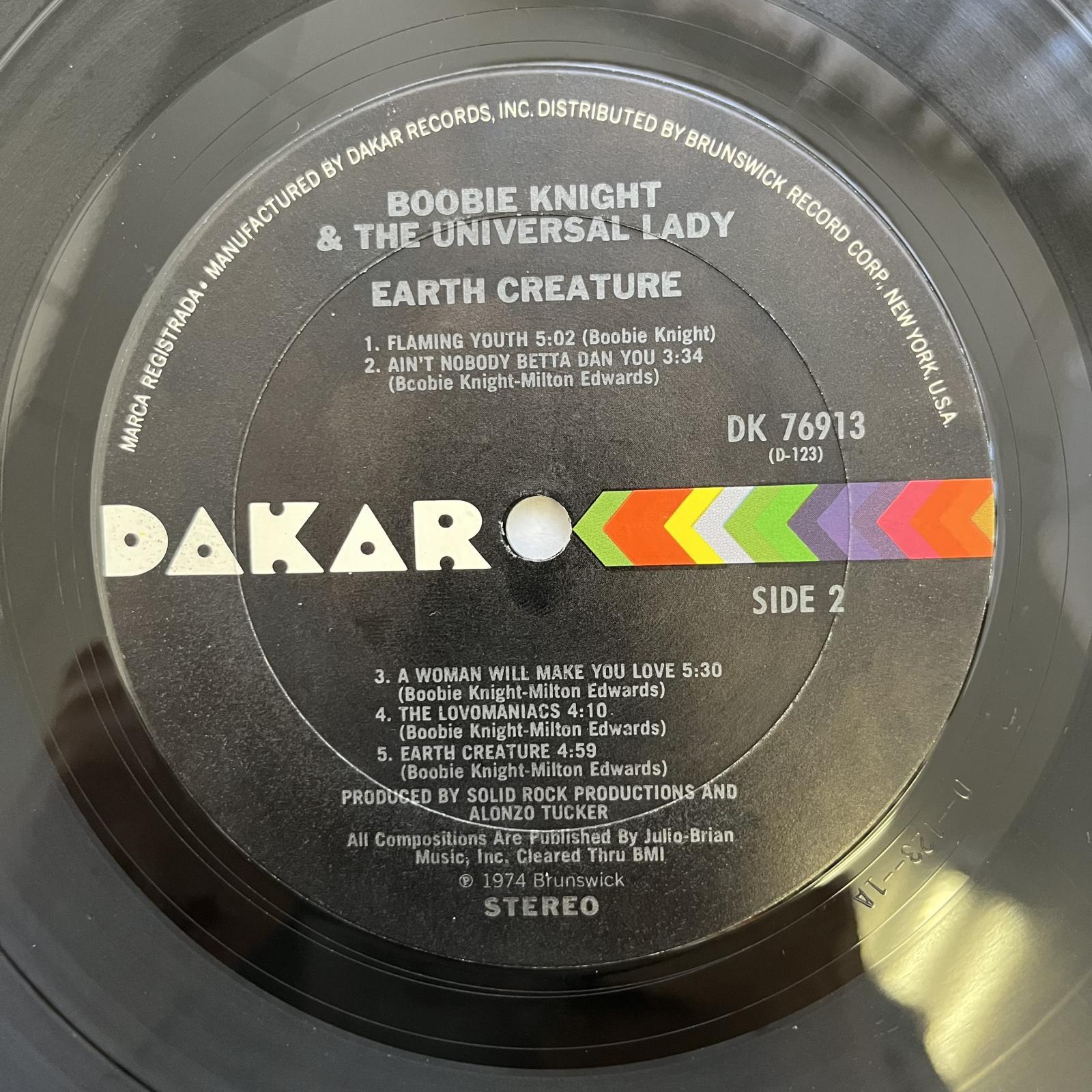 画像4: BOOBIE KNIGHT & THE UNIVERSAL LADY / EARTH CREATURE