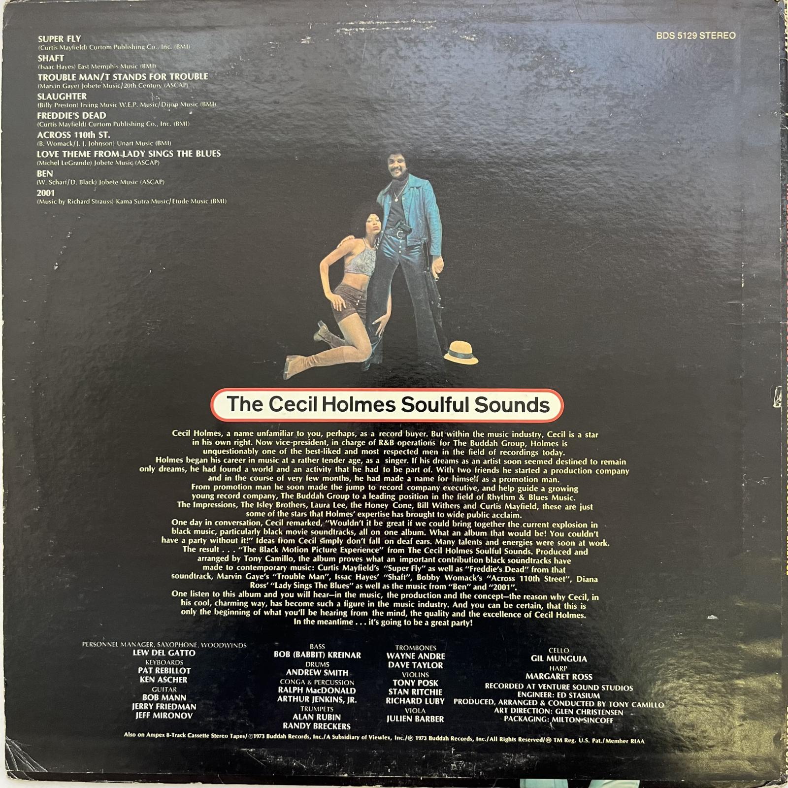 画像2: THE CECIL HOLMES SOULFUL SOUNDS / THE BLACK MOTION PICTURE EXPERIENCE