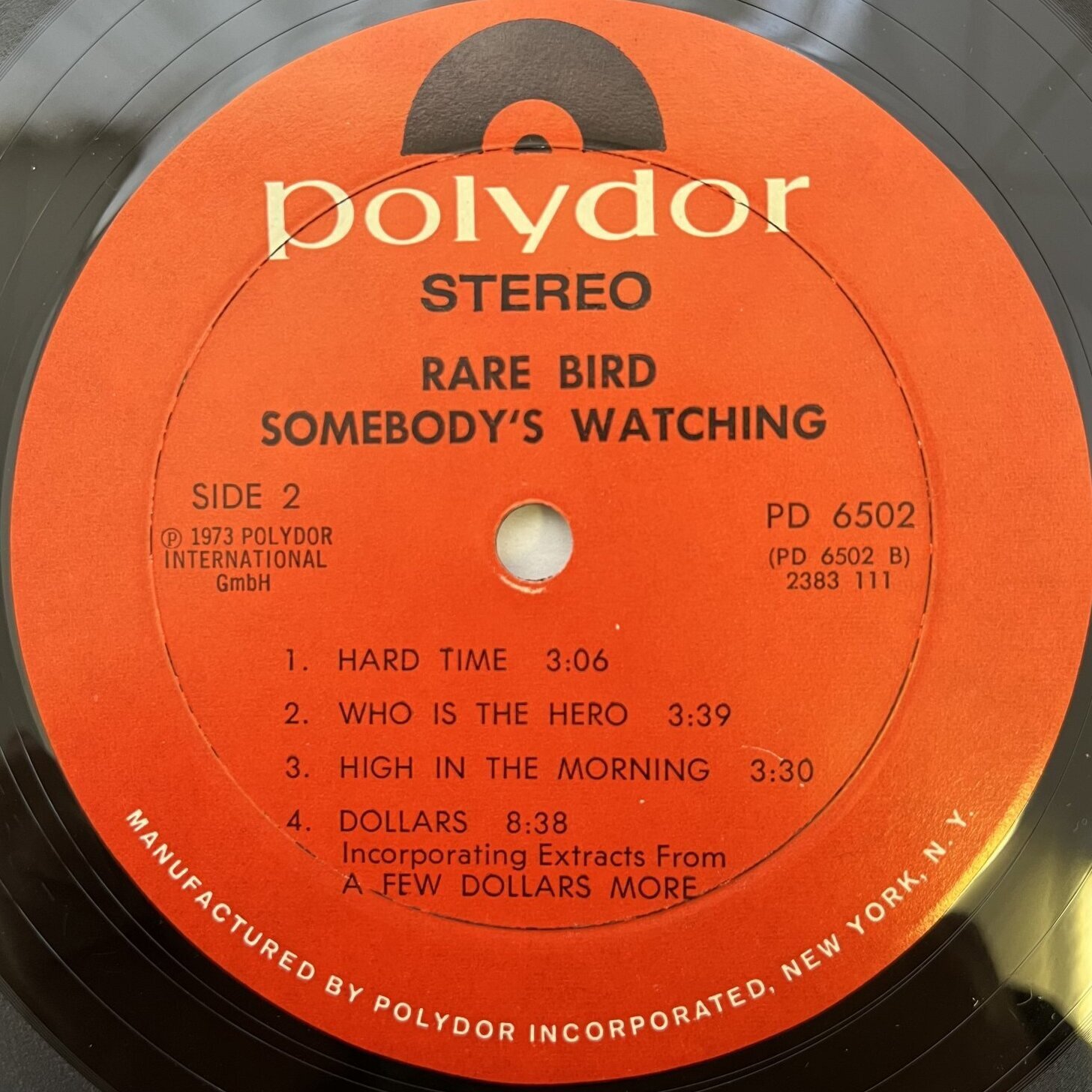 画像4: RARE BIRD / SOMEBODY'S WATCHING