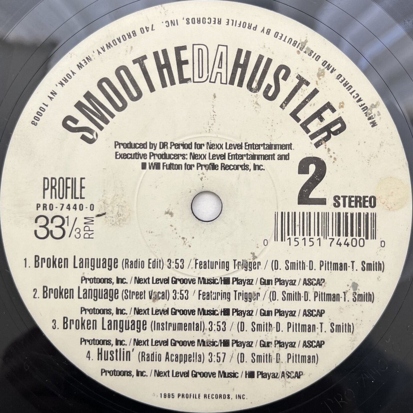 画像3: SMOOTHE DA HULTER / HUSTLIN' - BROKEN LANGUAGE