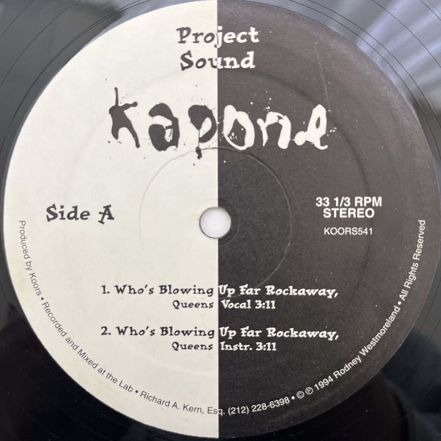 画像1: KAPONE / WHO'S BLOWING UP FOR ROCKAWAY