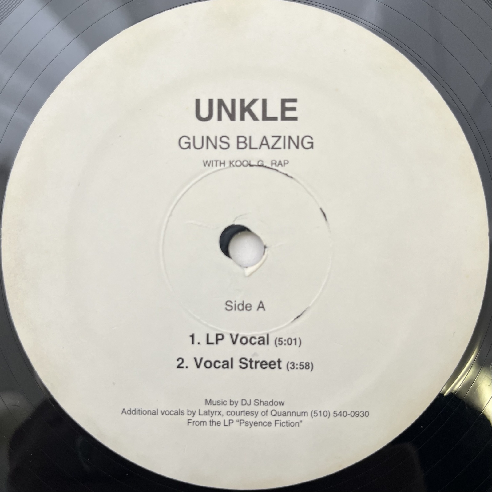 画像1: UNKLE with KOOL G RAP / GUNS BLAZING