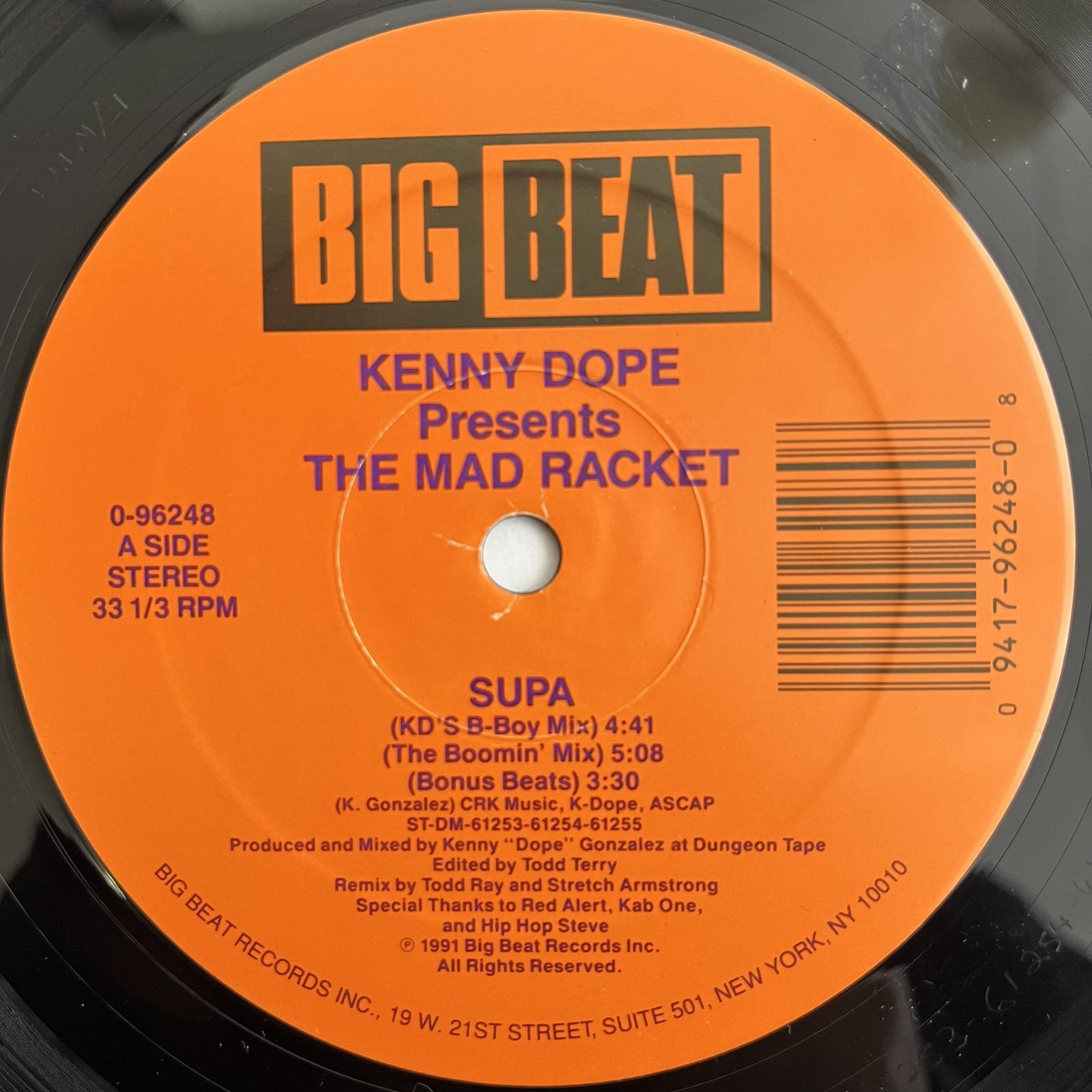 画像3: KENNY DOPE presents THE MAD RACKET / SUPA CAT