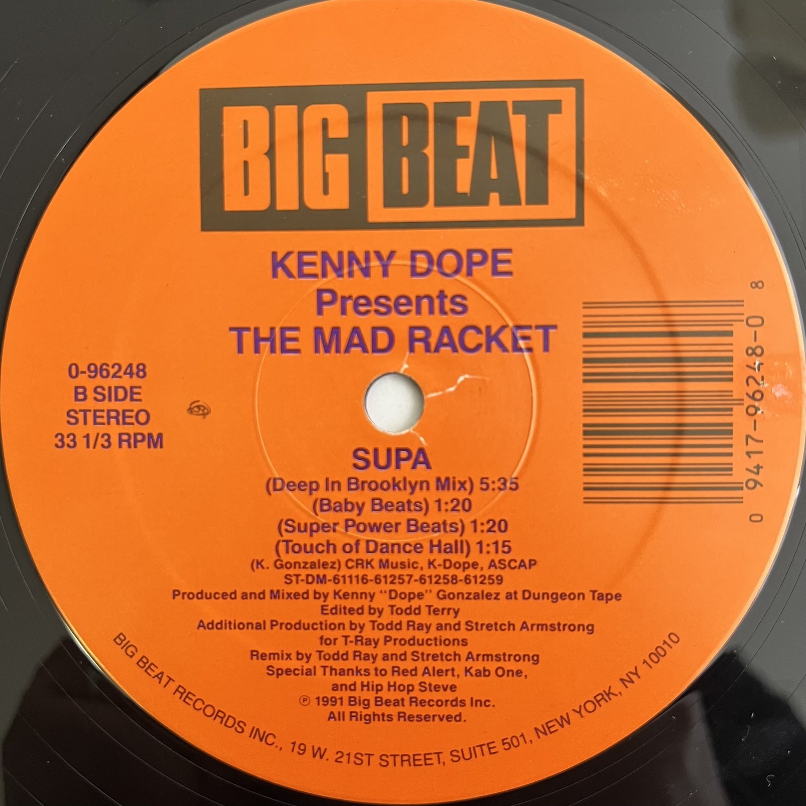 画像4: KENNY DOPE presents THE MAD RACKET / SUPA CAT