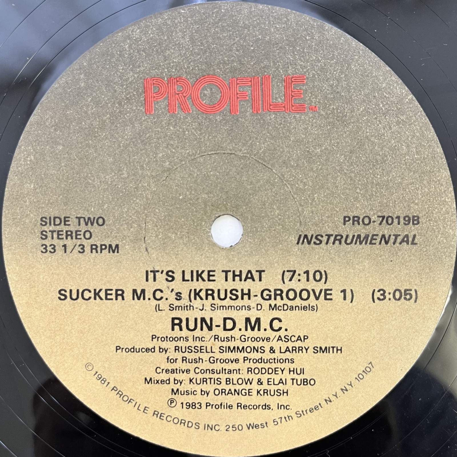 画像3: RUN-D.M.C. / IT'S LIKE THAT - SUCKER M.C.'s