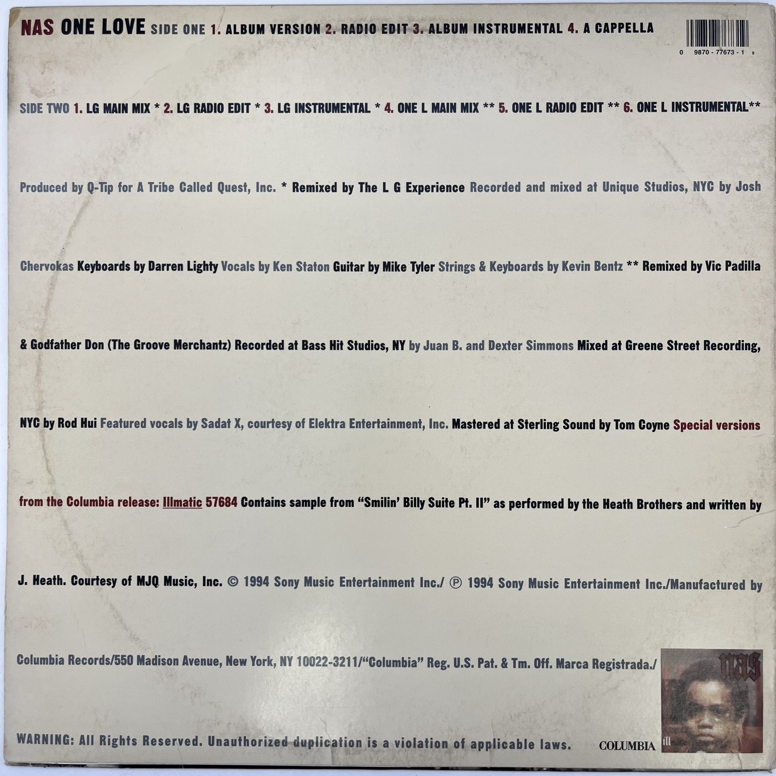 画像2: NAS / ONE LOVE