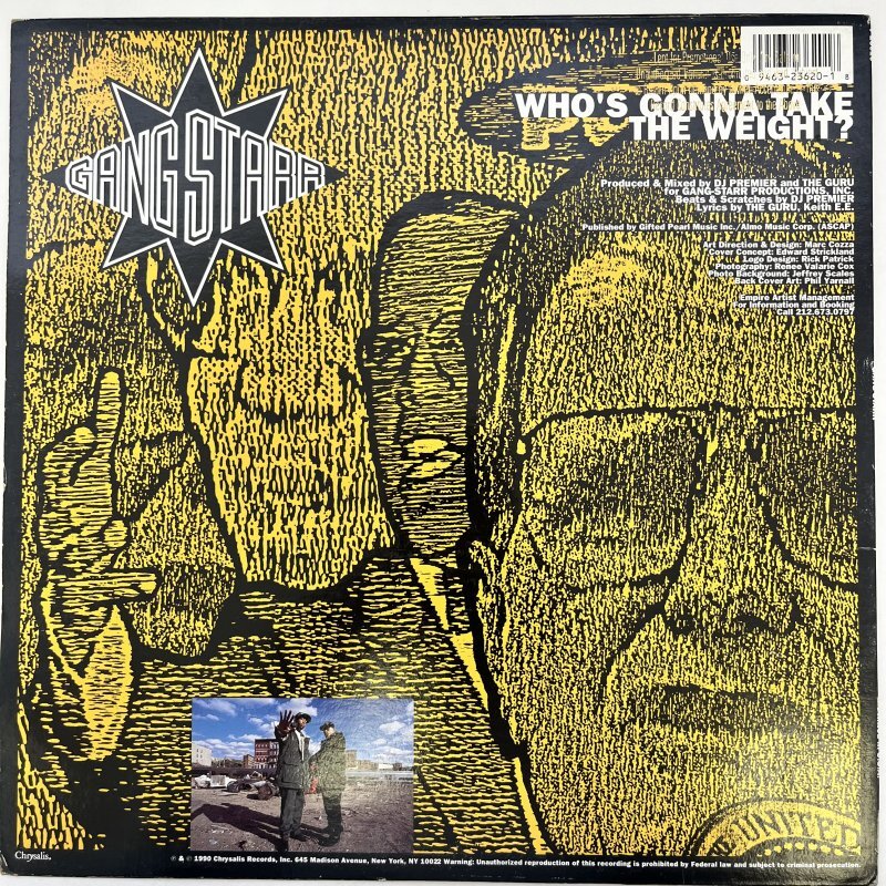 画像2: GANG STARR / JUST TO GET A REP