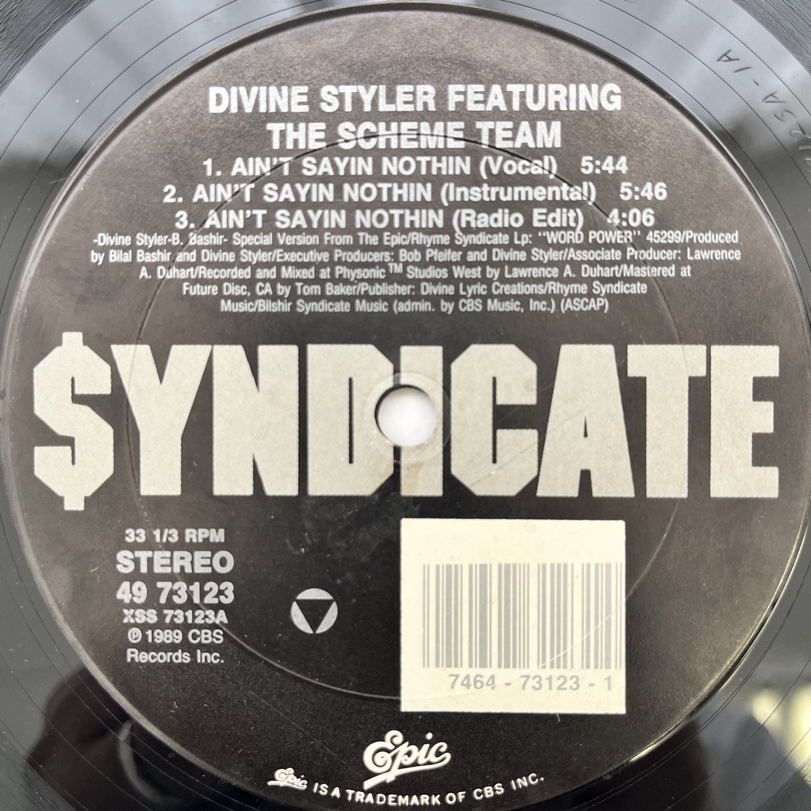 画像3: DIVINE STYLER feat. THE SCHEME TEAM / AIN'T SAYIN NOTHIN 