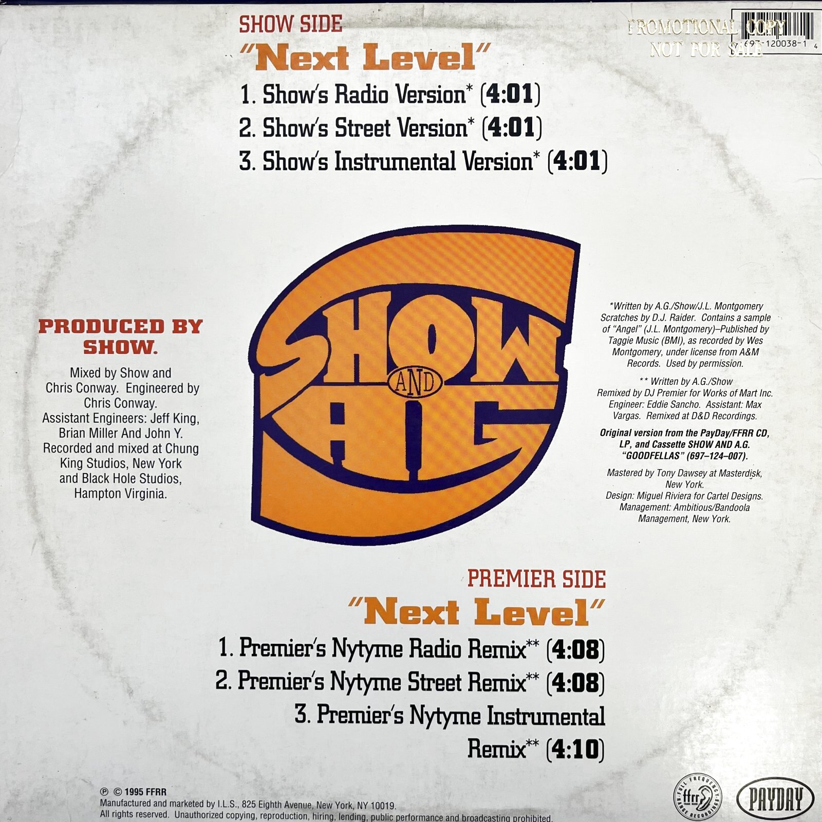画像2: SHOW& A.G. / NEXT LEVEL