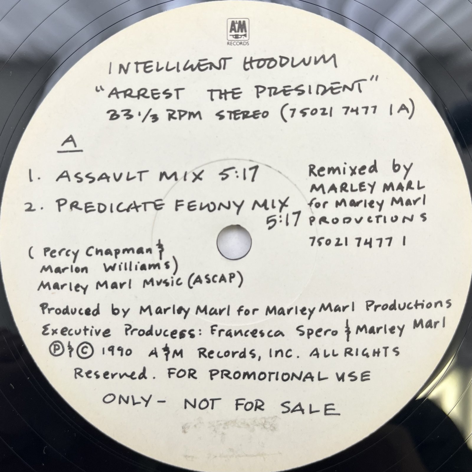 画像1: INTELLIGENT HOODLUM / ARREST THE PRESIDENT 