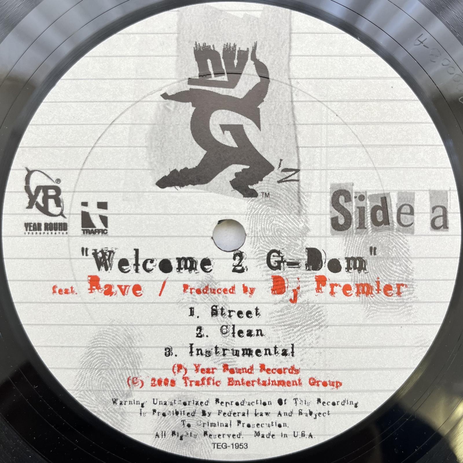 画像2: NYG'Z / WELCOME 2 G-DOM - YA DAYZ R 5'D RMX