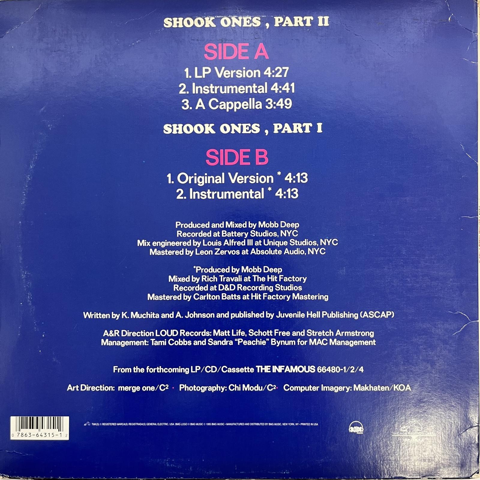 画像2: MOBB DEEP / SHOOK ONES Pt.II 