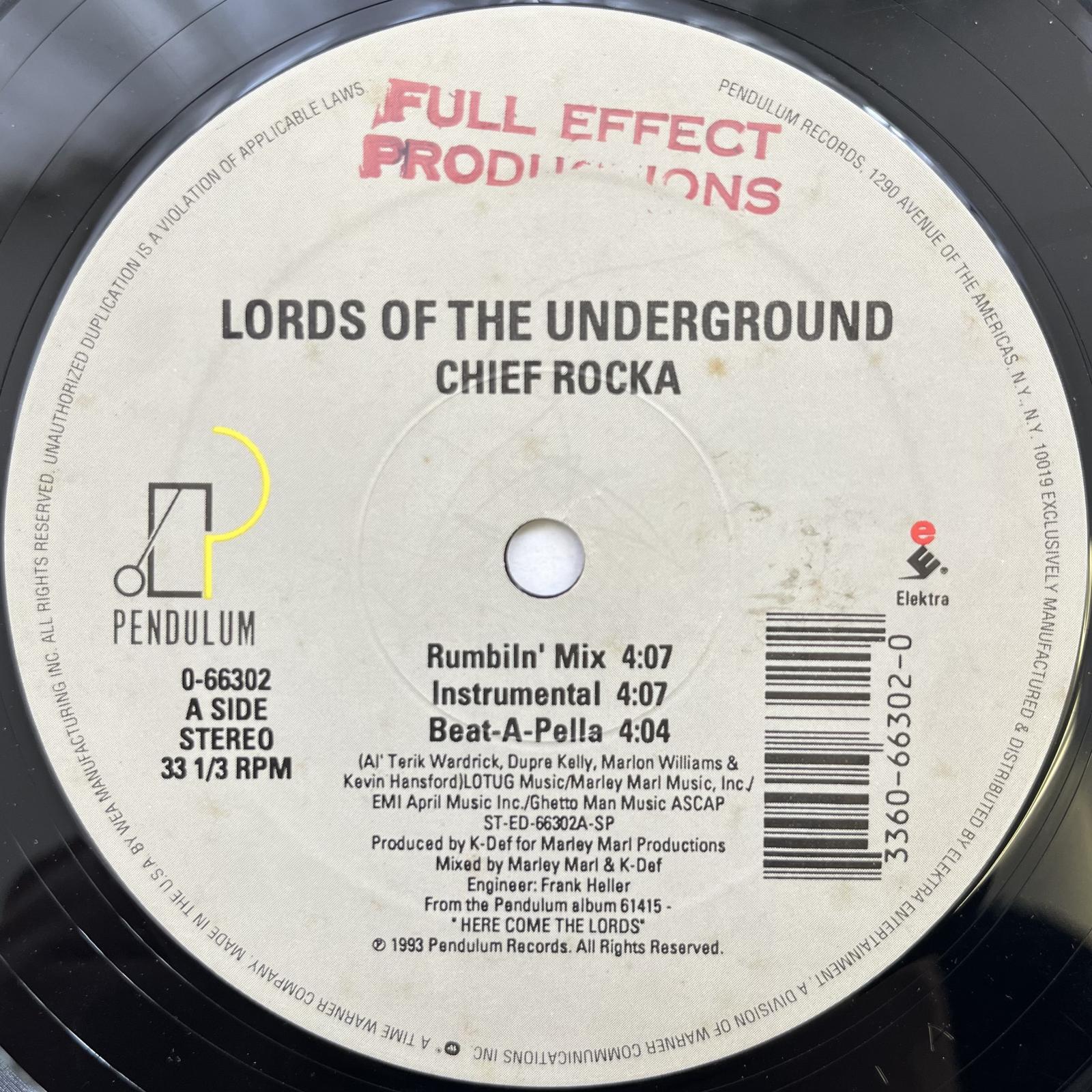 画像3: LORDS OF THE UNDERGROUND / CHIEF ROCKA