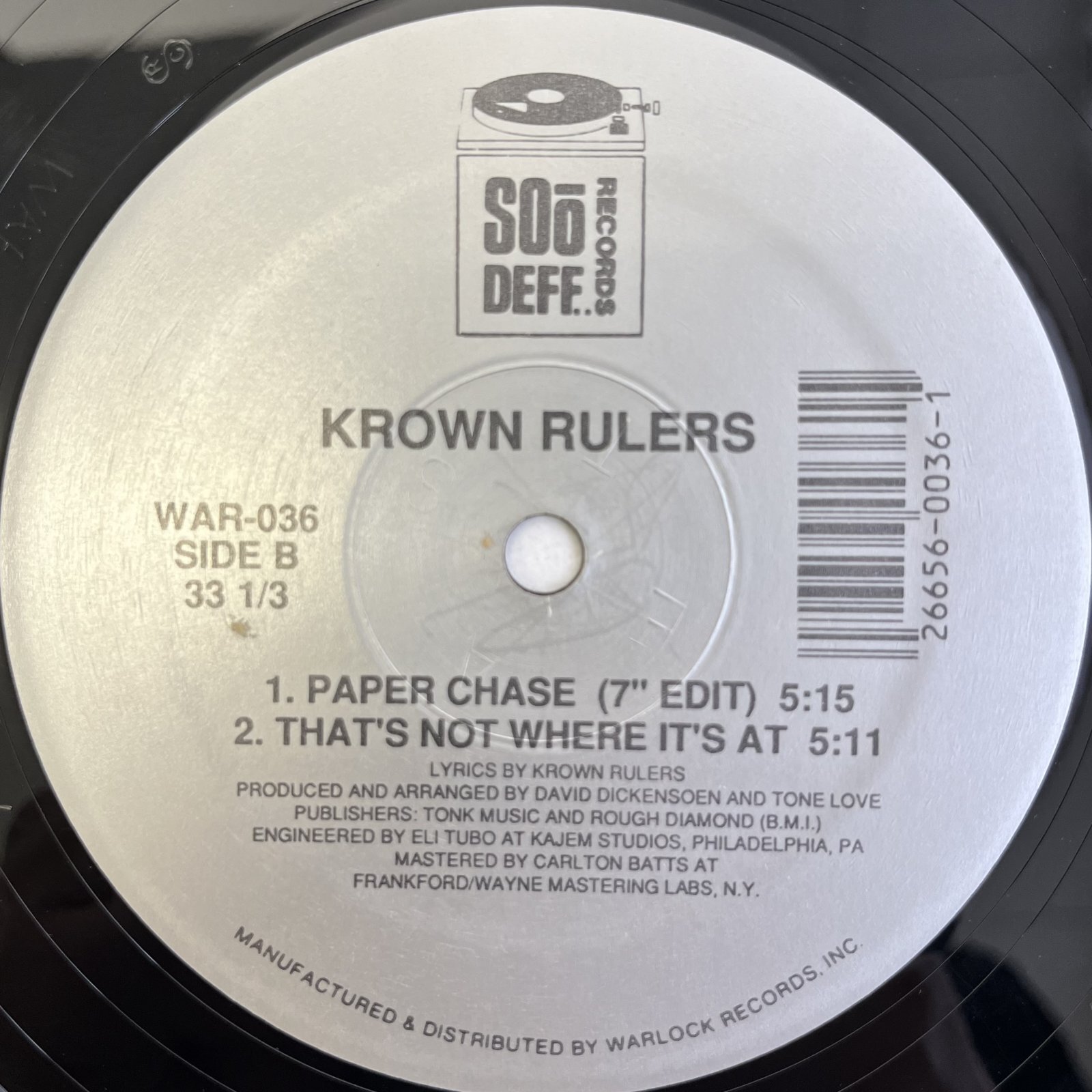 画像2: KROWN RULERS / PAPER CHASE