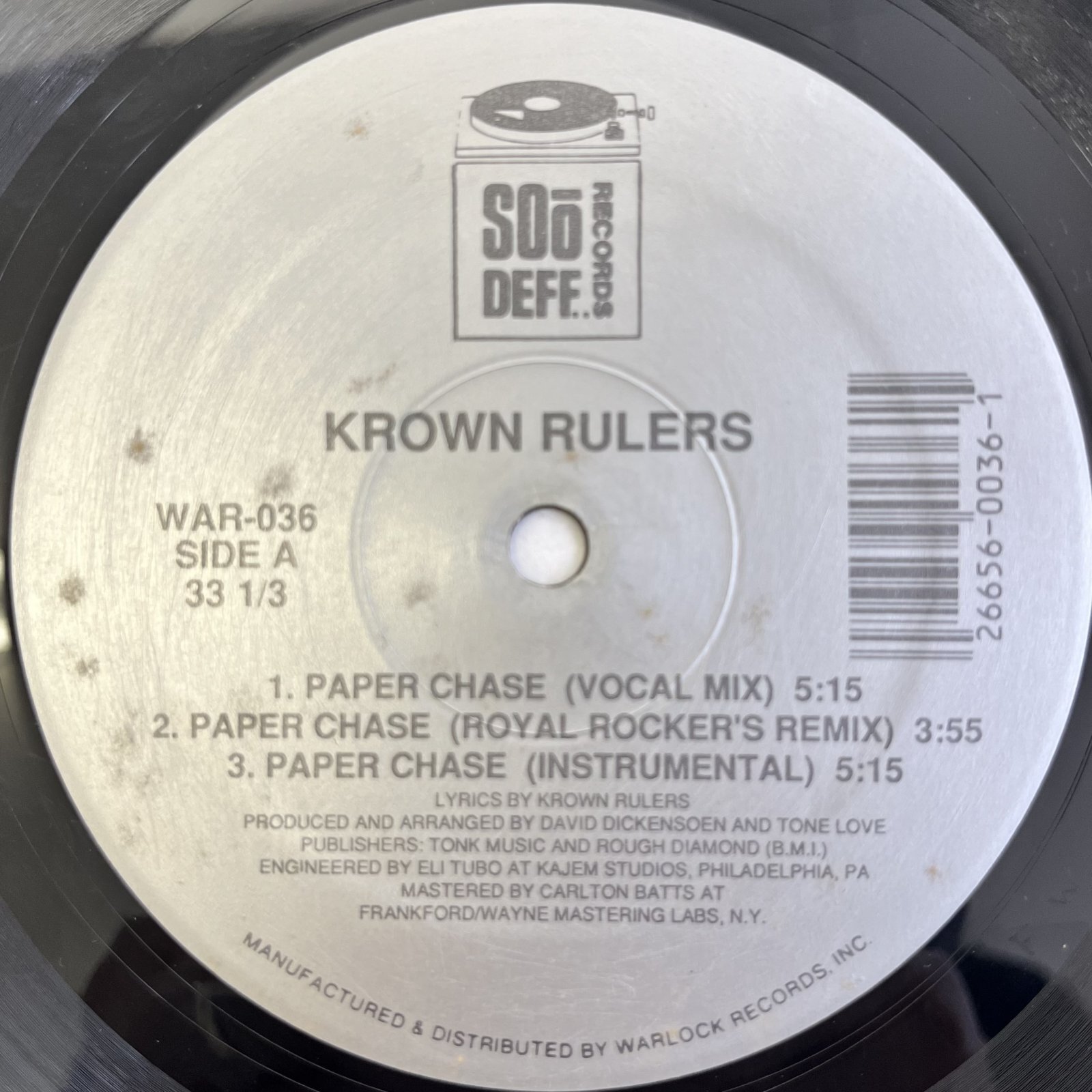 画像1: KROWN RULERS / PAPER CHASE