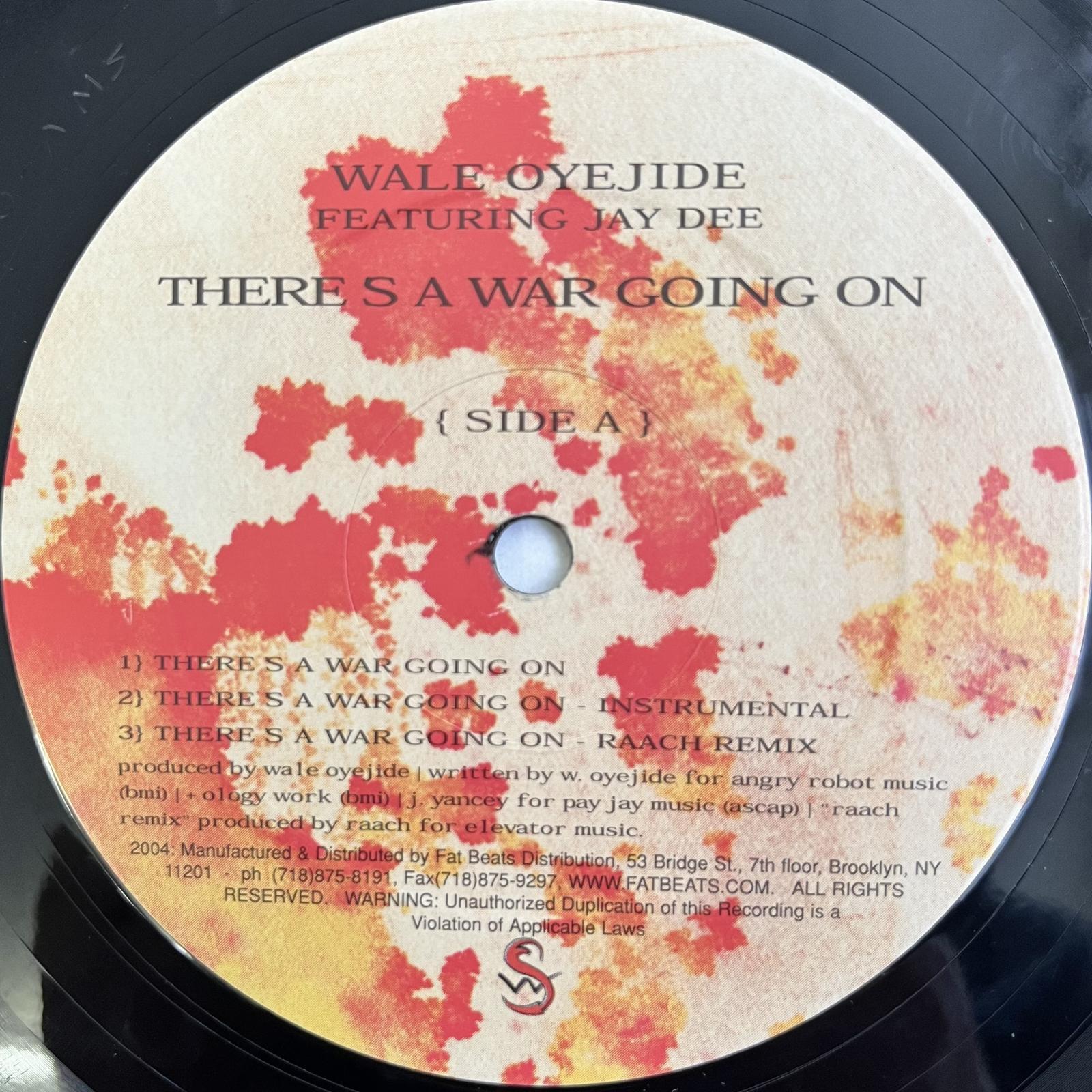 画像3: WALE OYEJIDE / THERE'S A WAR GOING ON feat. JAY DEE 