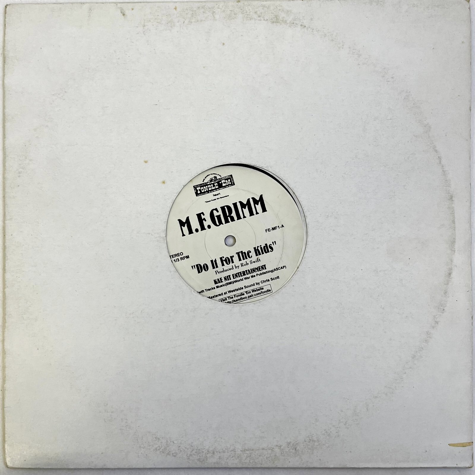画像3: M.F.GRIMM / DO IT FOR THE KIDS