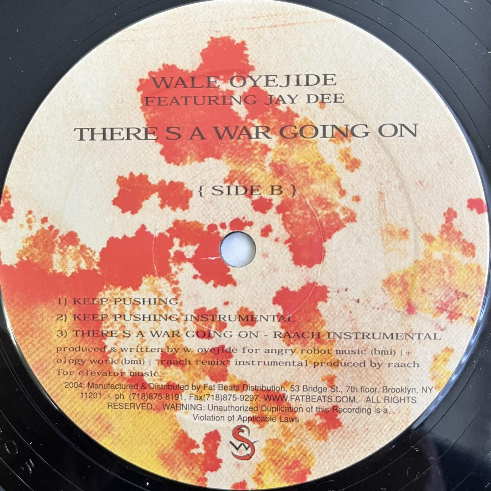 画像4: WALE OYEJIDE / THERE'S A WAR GOING ON feat. JAY DEE 