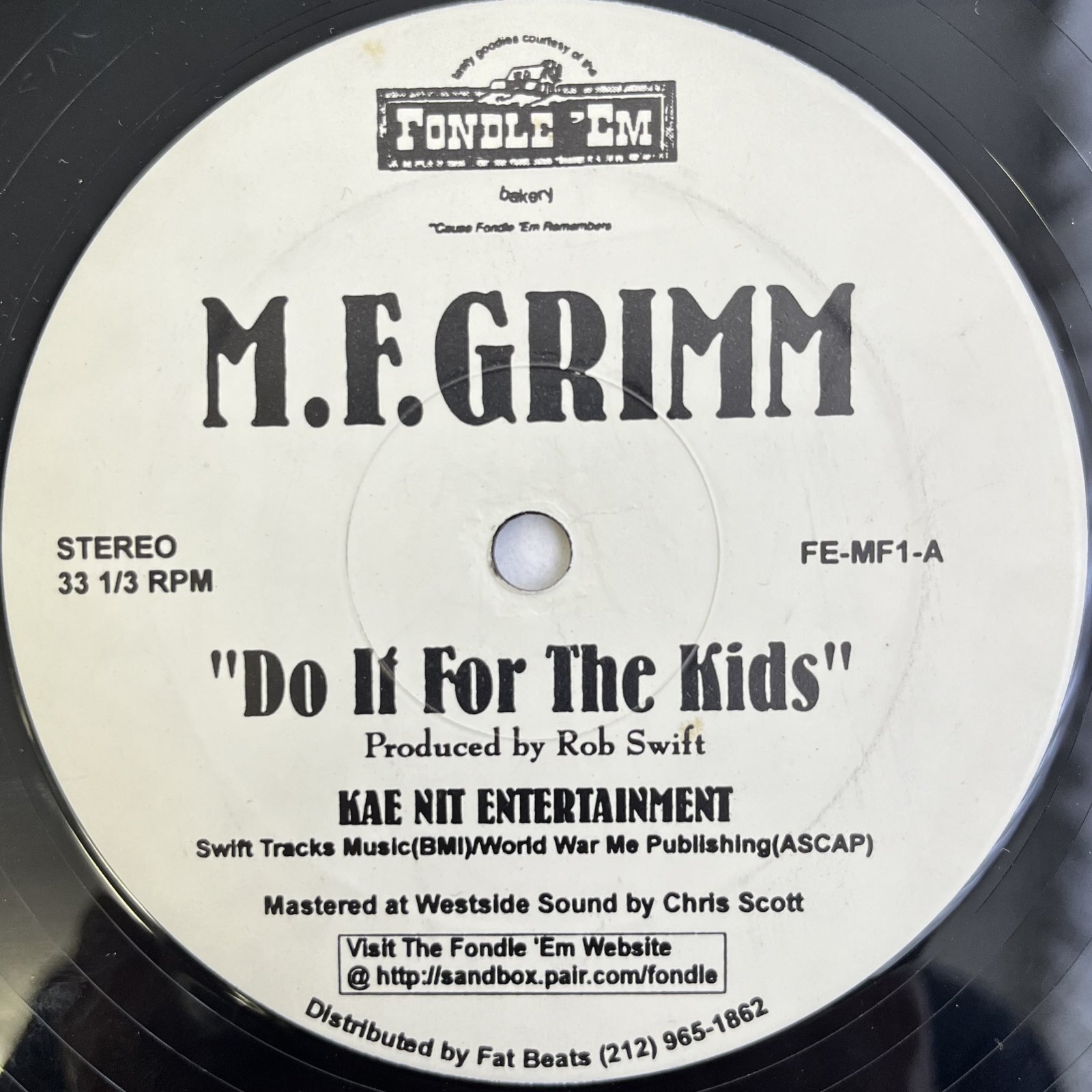 画像1: M.F.GRIMM / DO IT FOR THE KIDS
