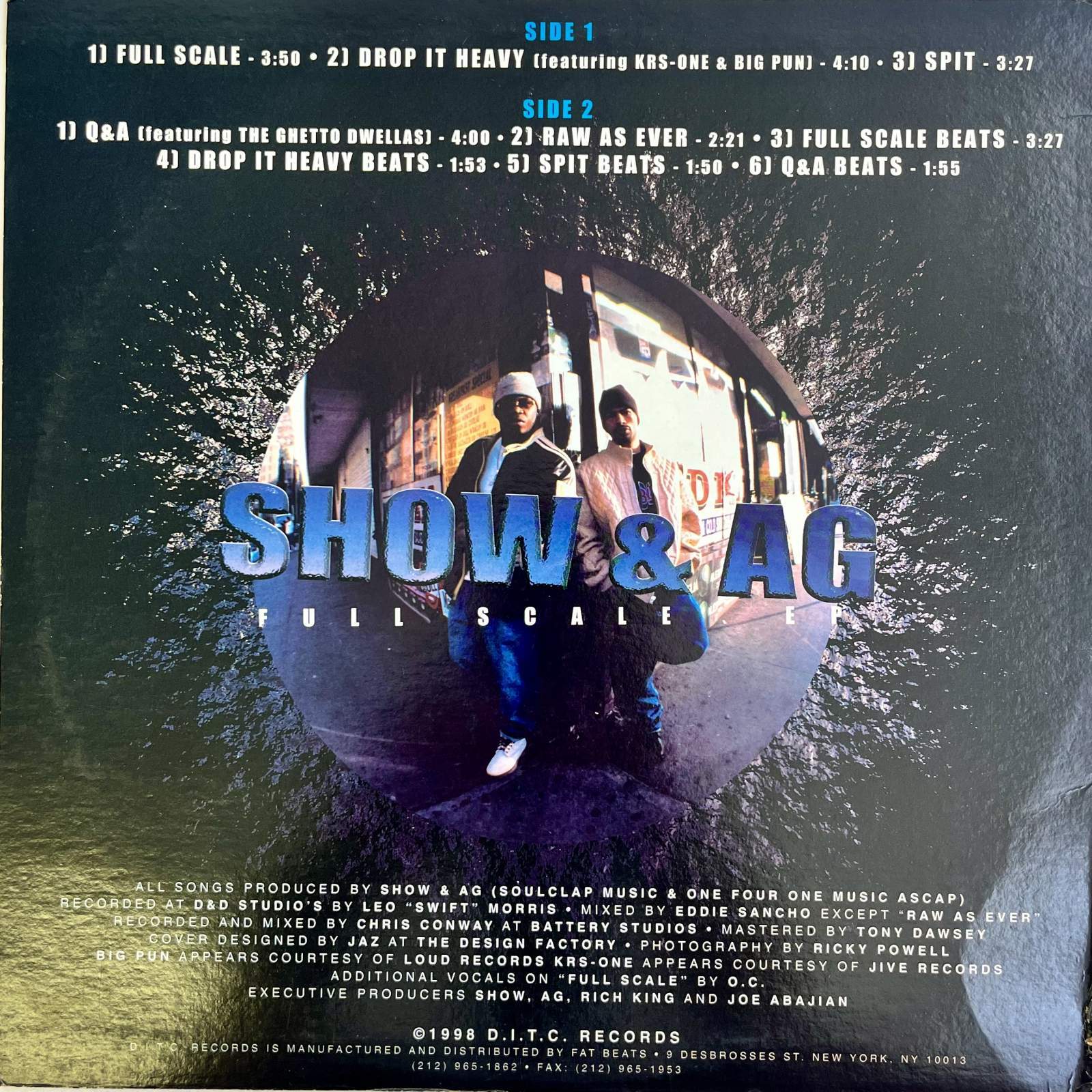 画像2: SHOW & A.G. / FULL SCALE EP