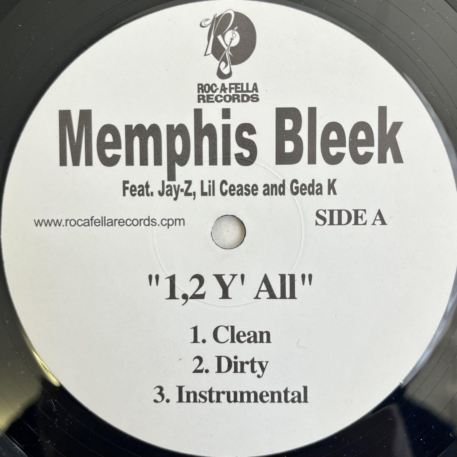 画像1: MEMPHIS BLEEK / 1,2 Y'ALL feat.JAY-Z, LIL CEASE & GEDA K