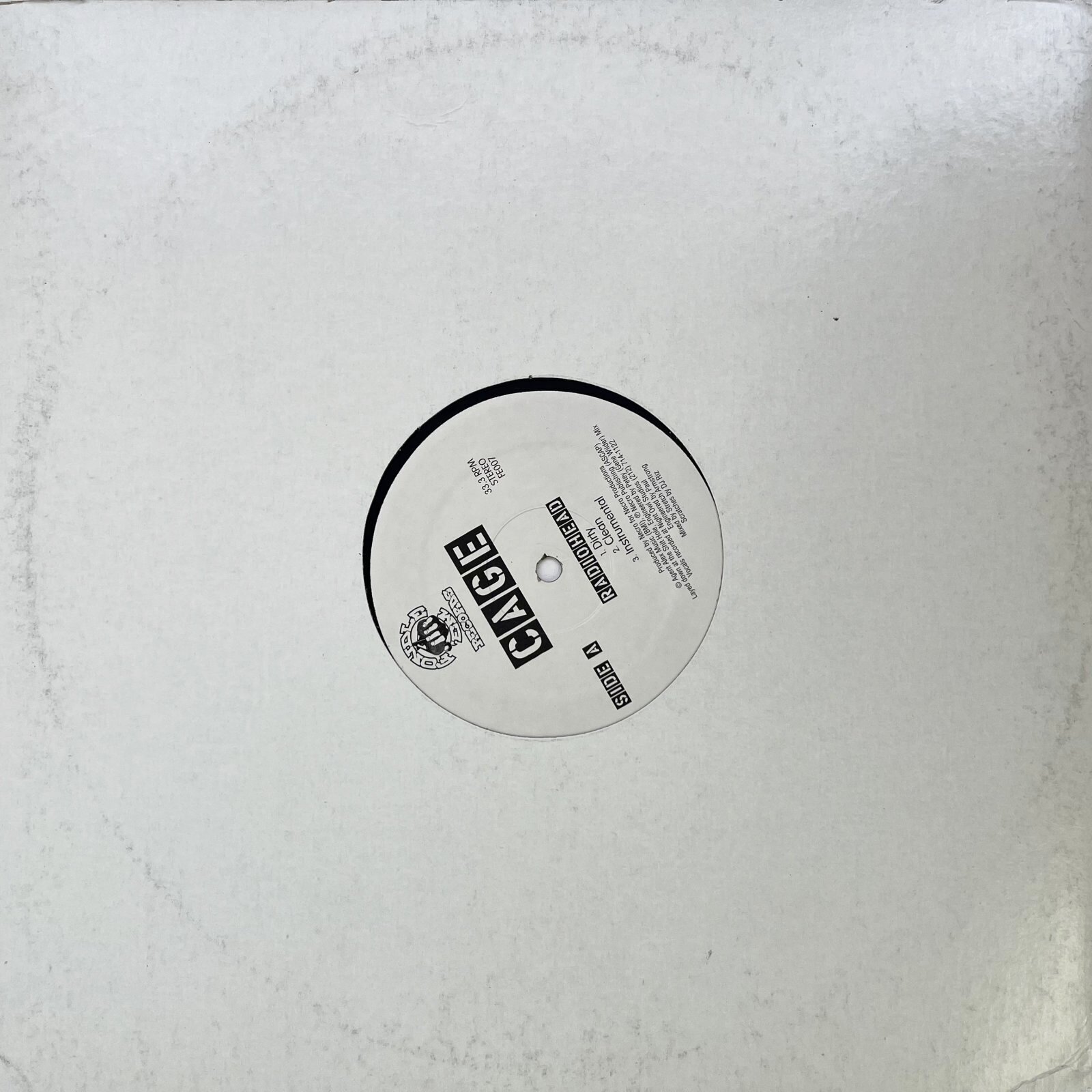 画像3: CAGE / RADIOHEAD - AGENT ORANGE
