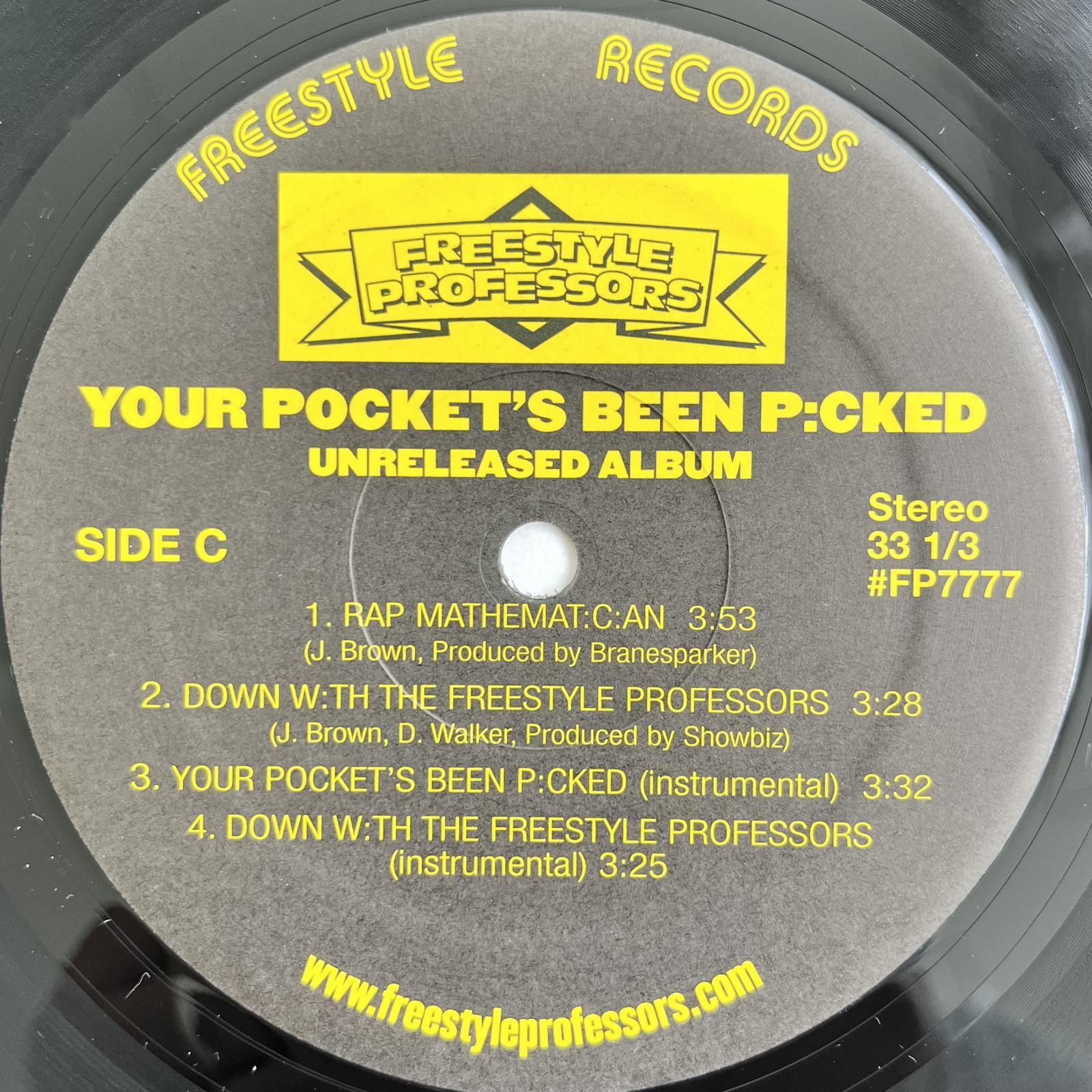 画像6: FREESTYLE PROFESSORS / YOUR POCKET'S BEEN P:CKED (THE UNRELEASED ALBUM)