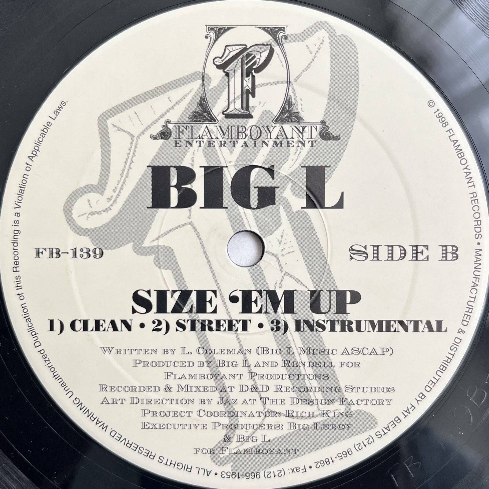 画像4: BIG L / EBONICS - SIZE 'EM UP